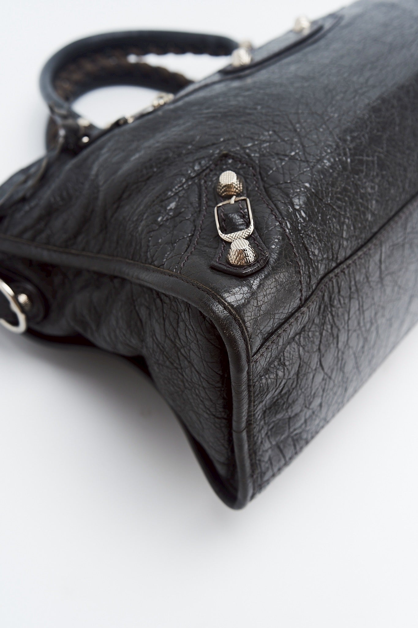 Balenciaga city bag dark gray