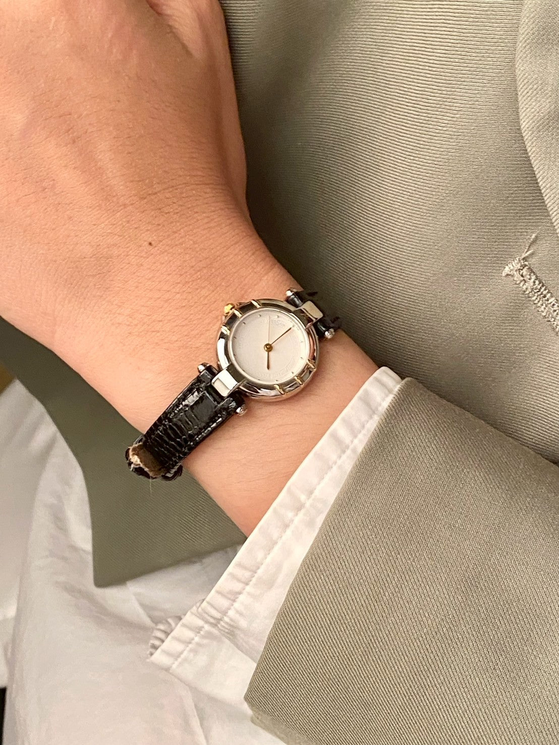 Ysl white dial c.0201