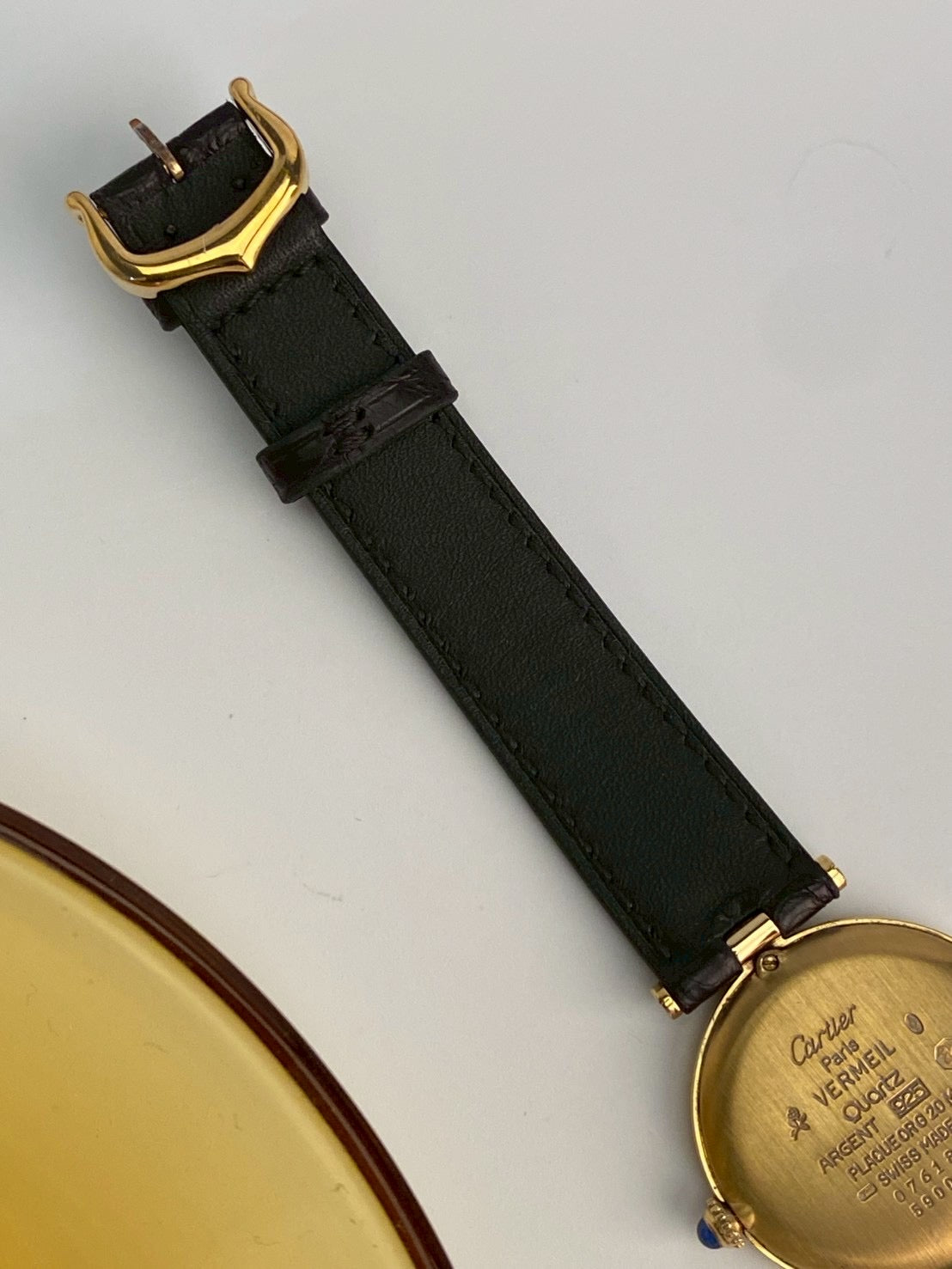 Cartier cilcle cream dial c.0003