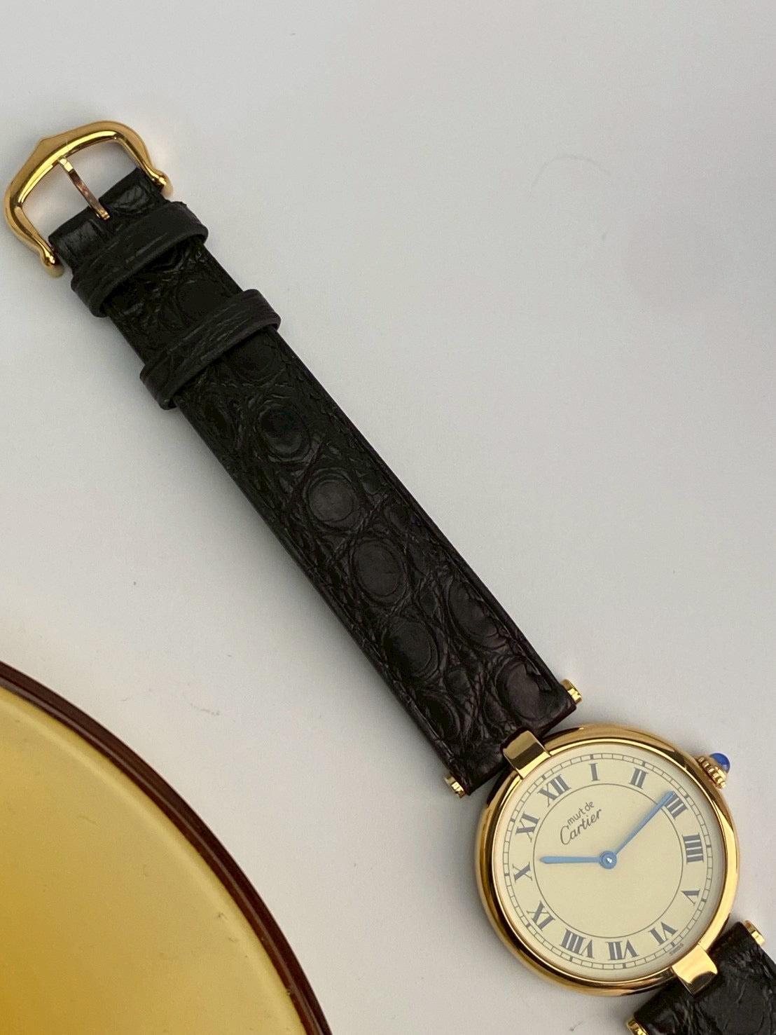 Cartier cilcle cream dial c.0003