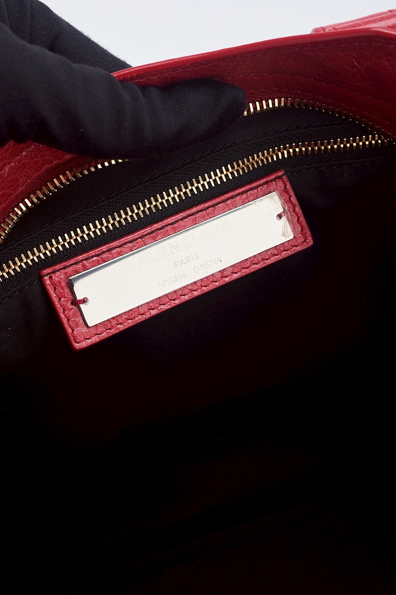 Balenciaga city red