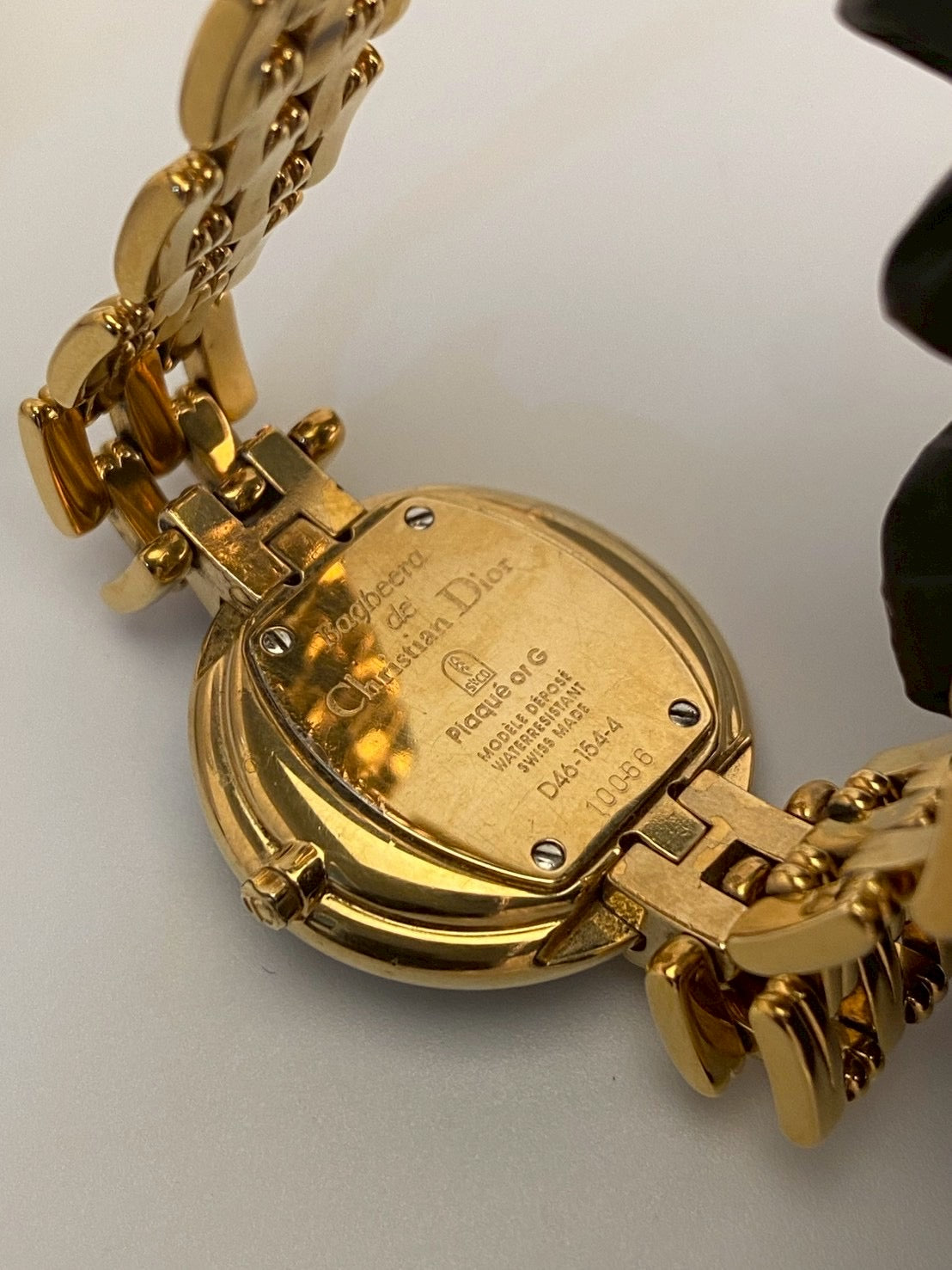 Dior 46-154-4 black dial gold