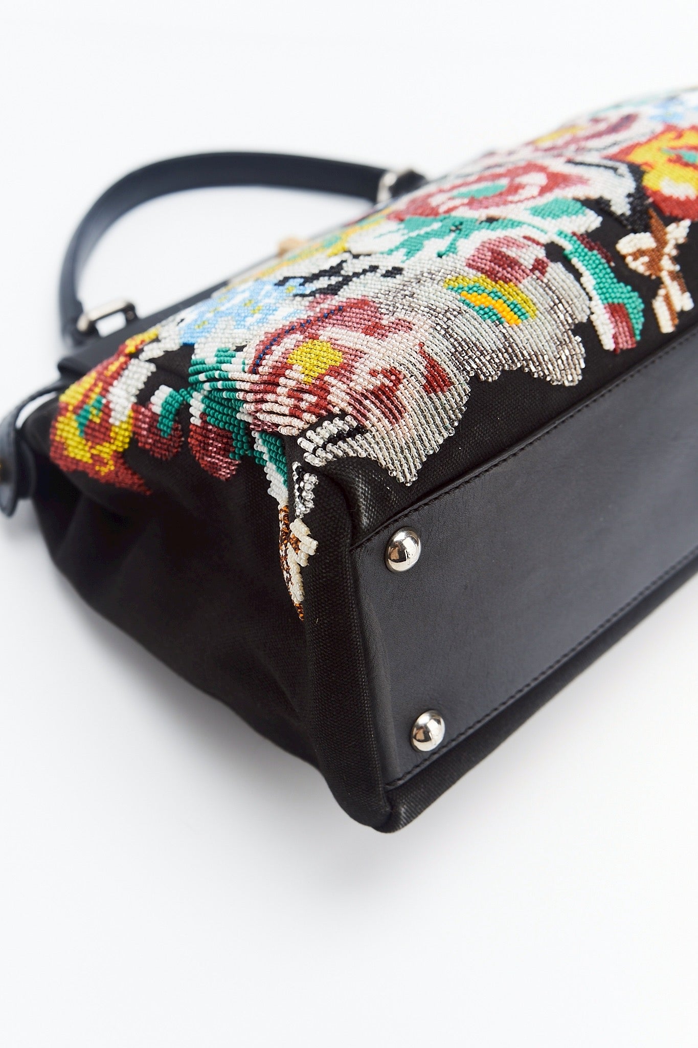 Fendi peekaboo beaded floral