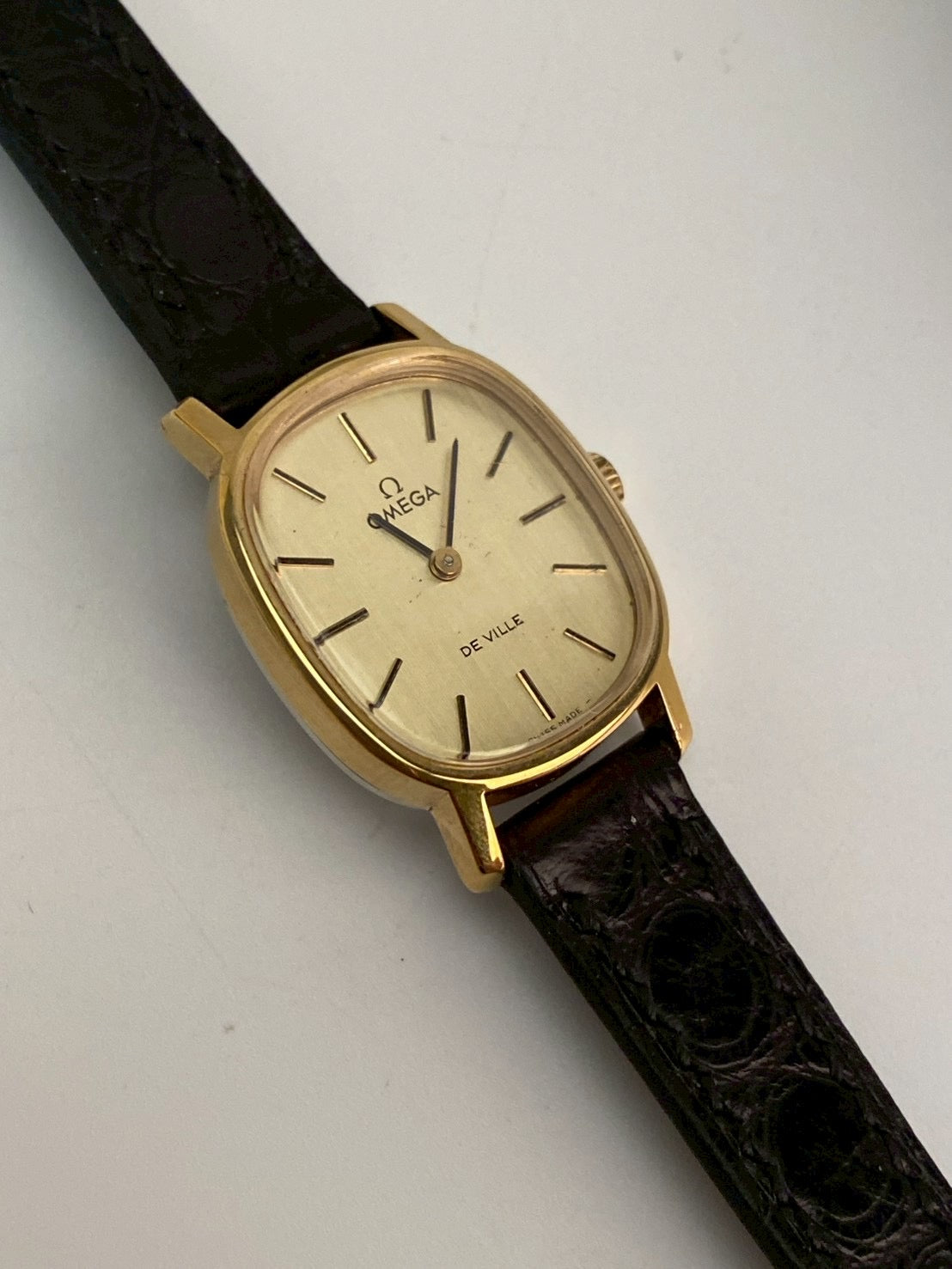 Omega deville gold dial wind up