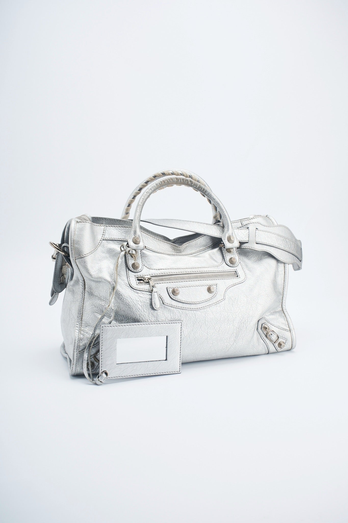 Balenciaga giant city silver