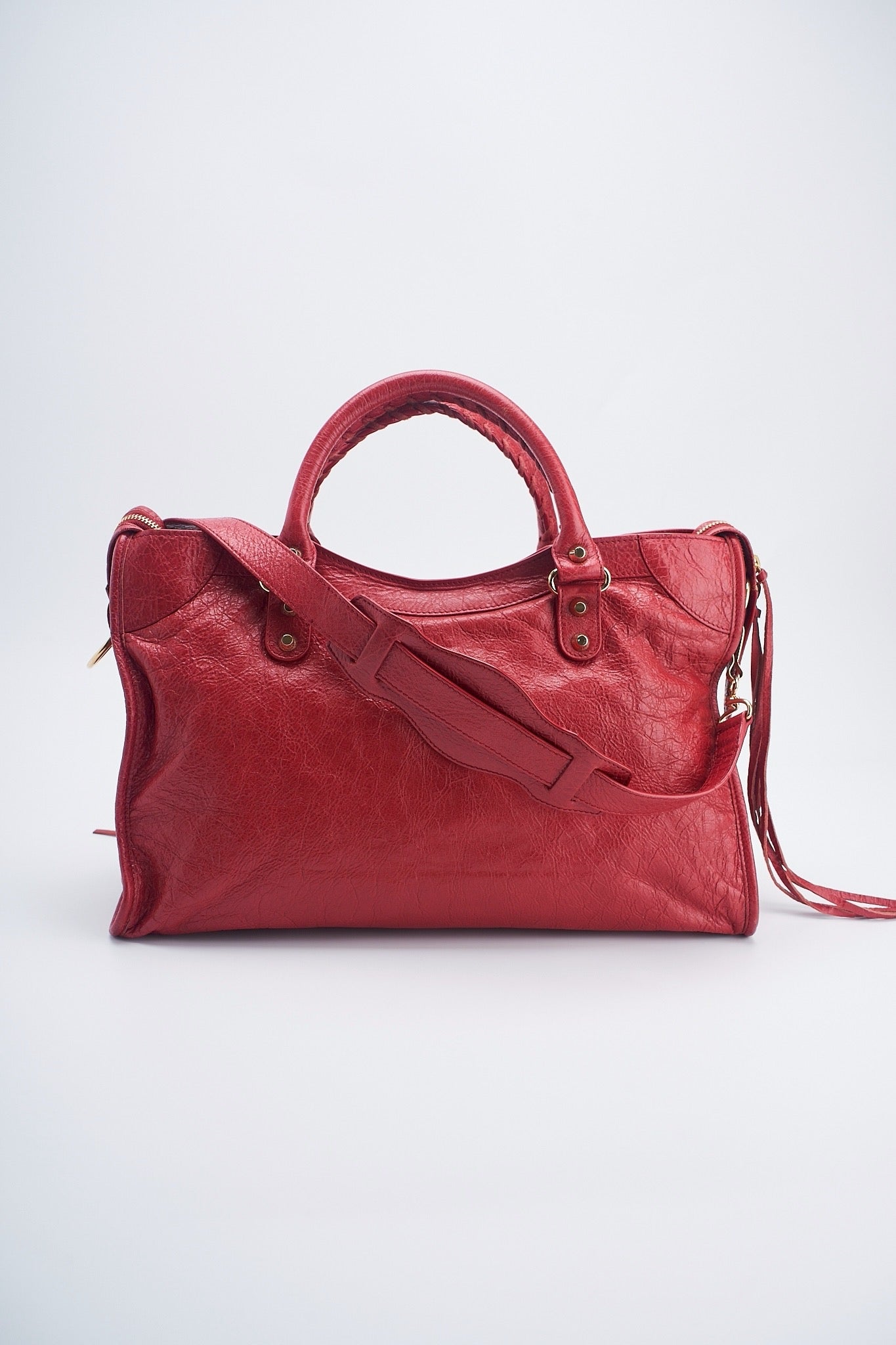 Balenciaga city red
