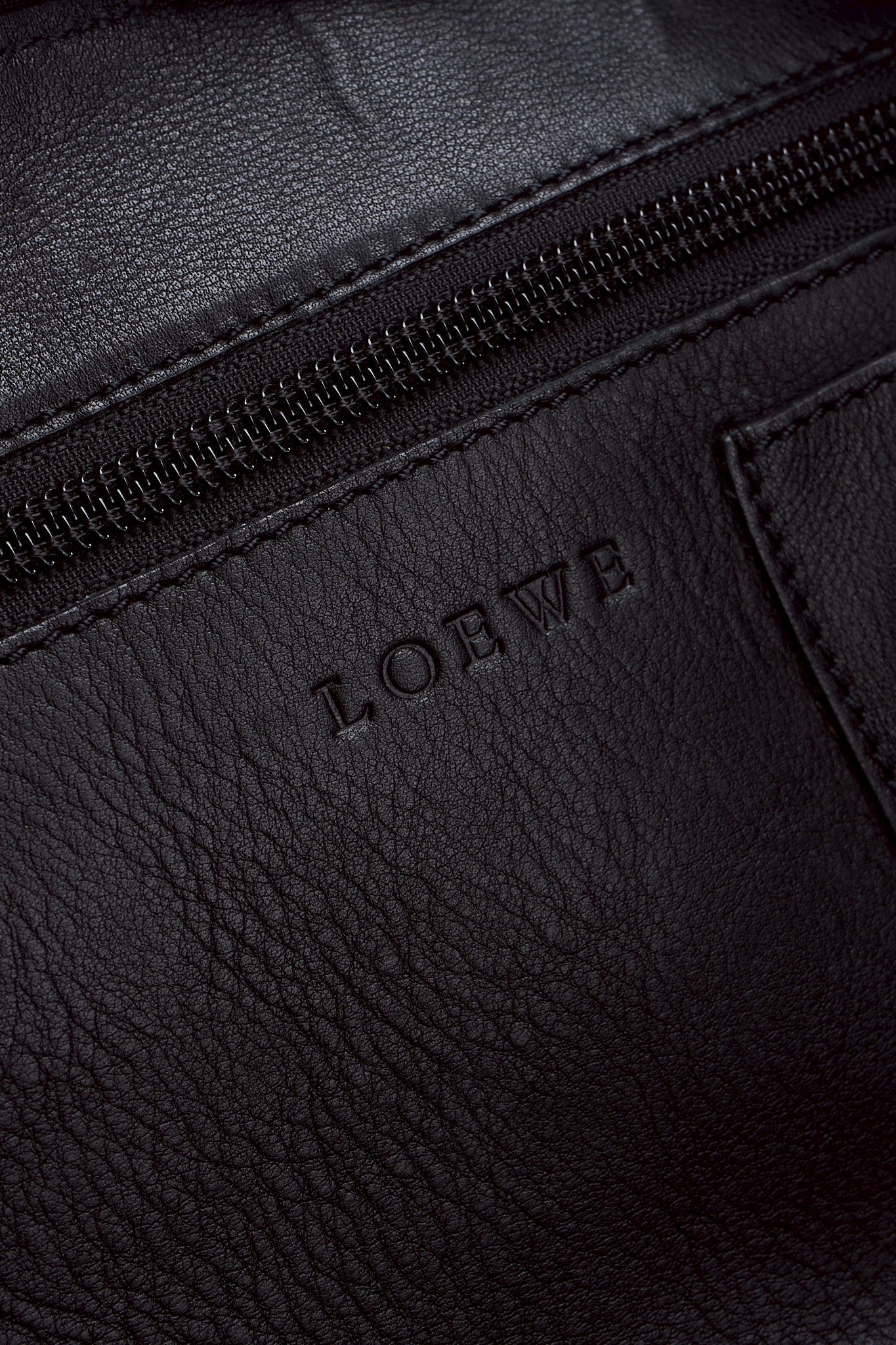 Loewe Suede Black shoulder
