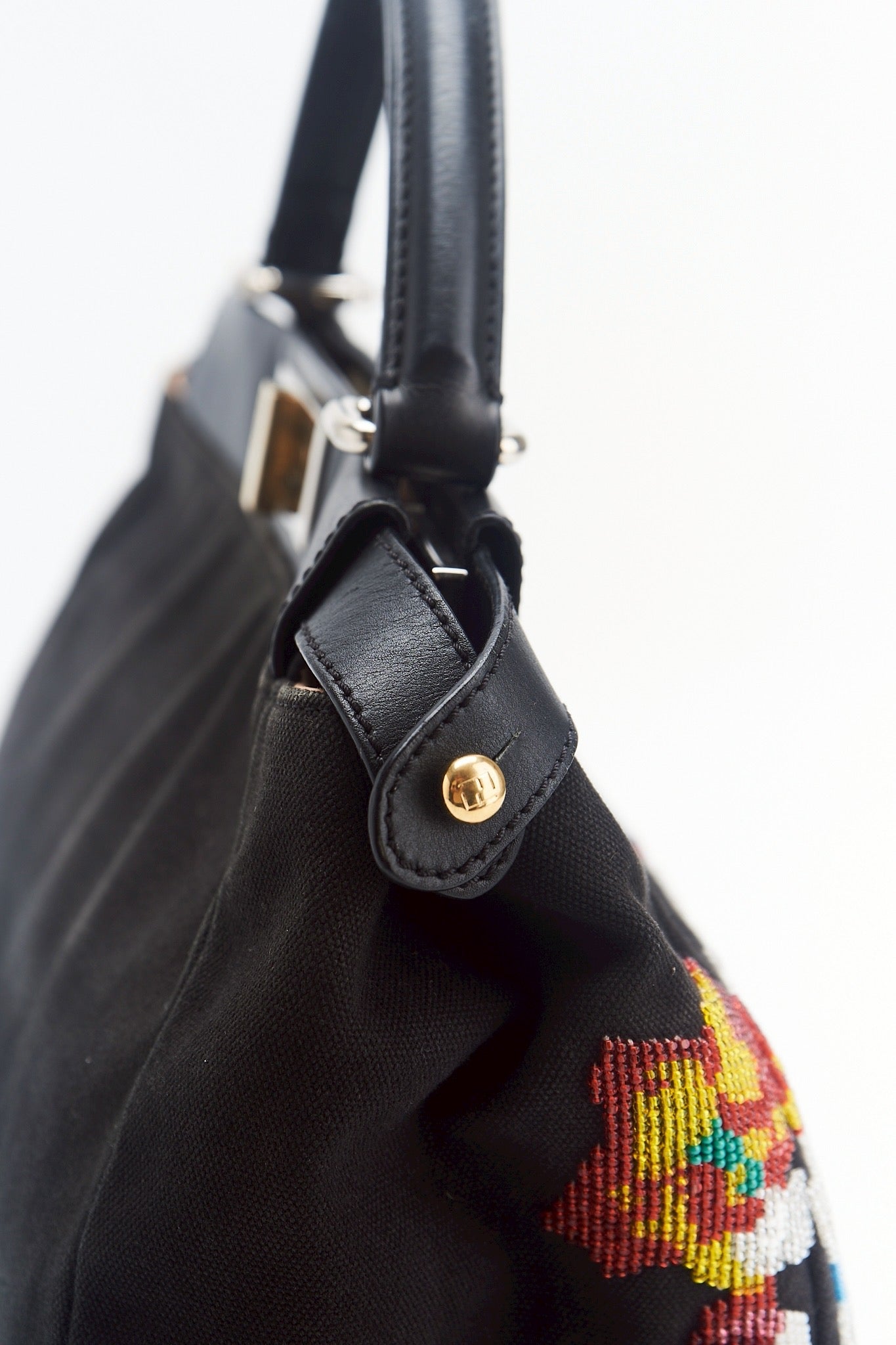 Fendi peekaboo beaded floral