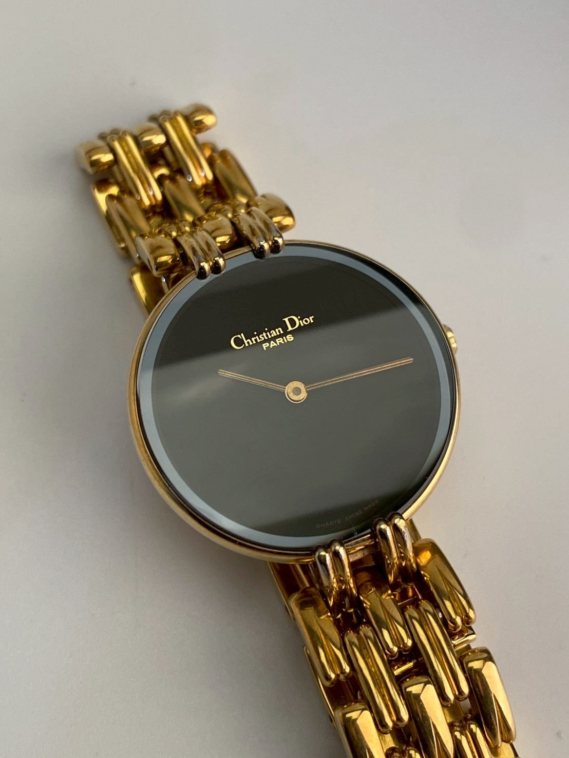 Dior 46-154-4 black dial gold
