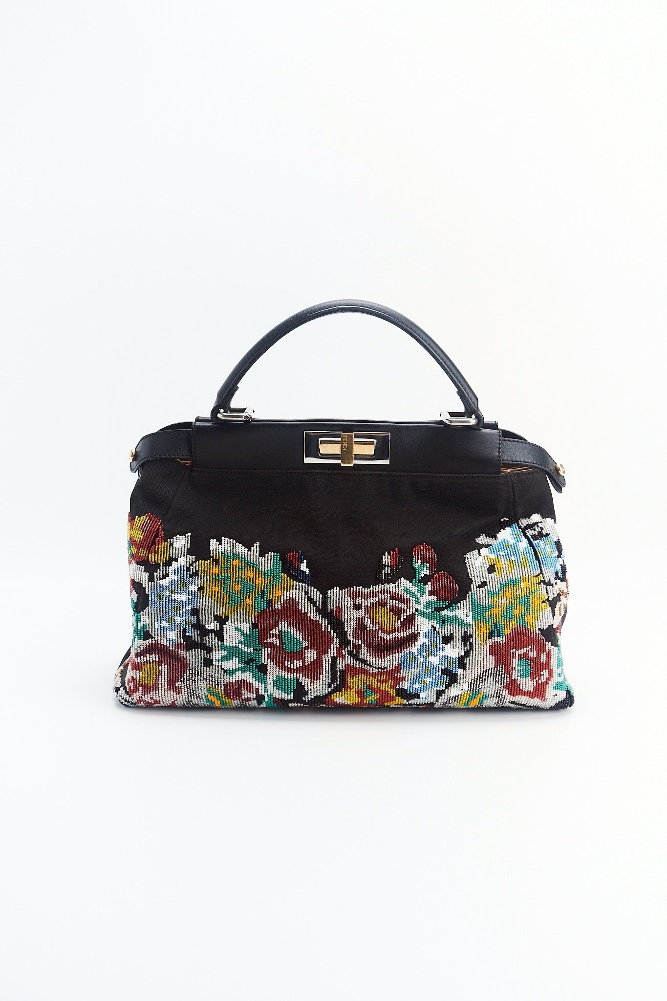 Fendi peekaboo beaded floral