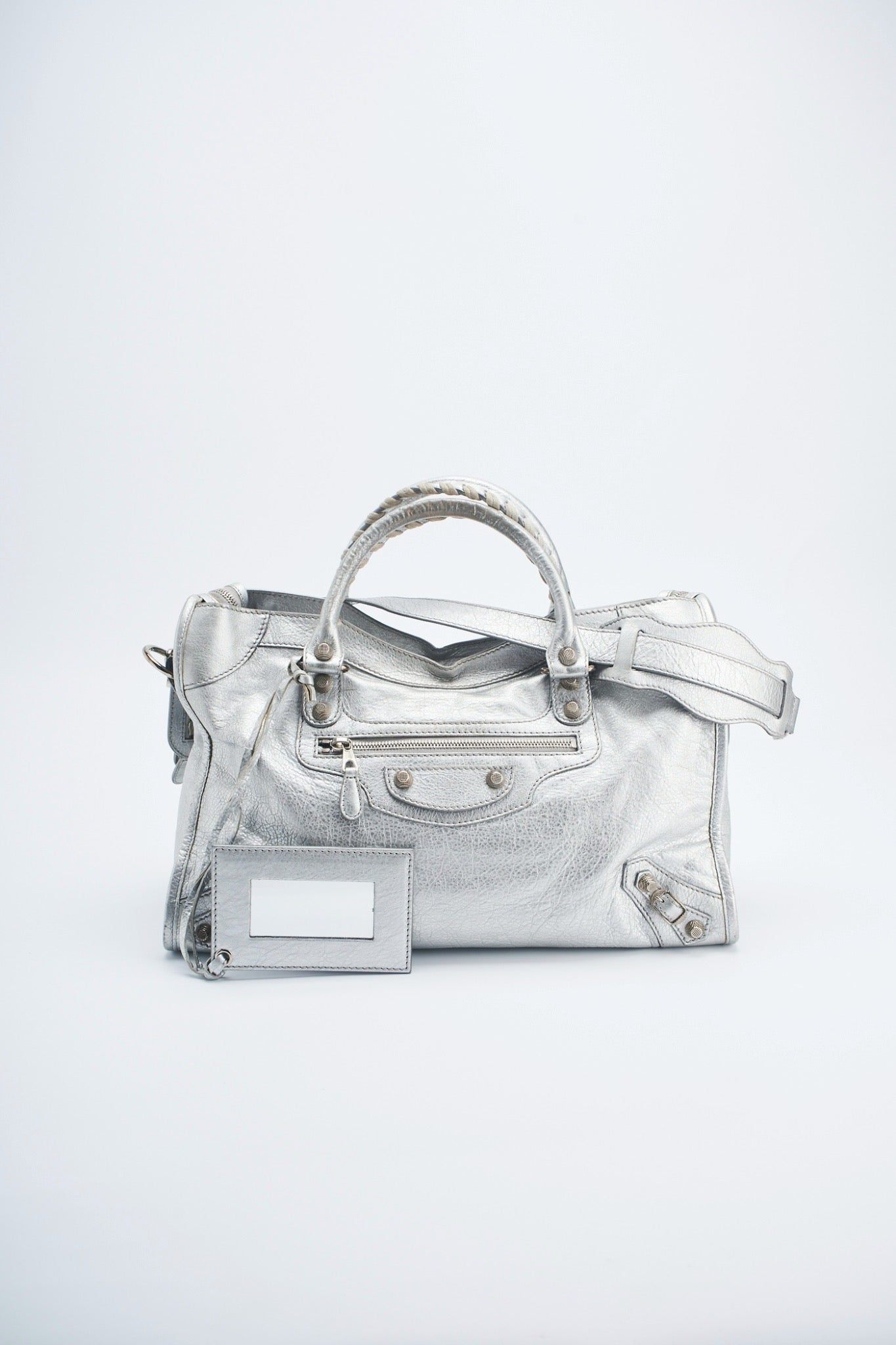 Balenciaga giant city silver