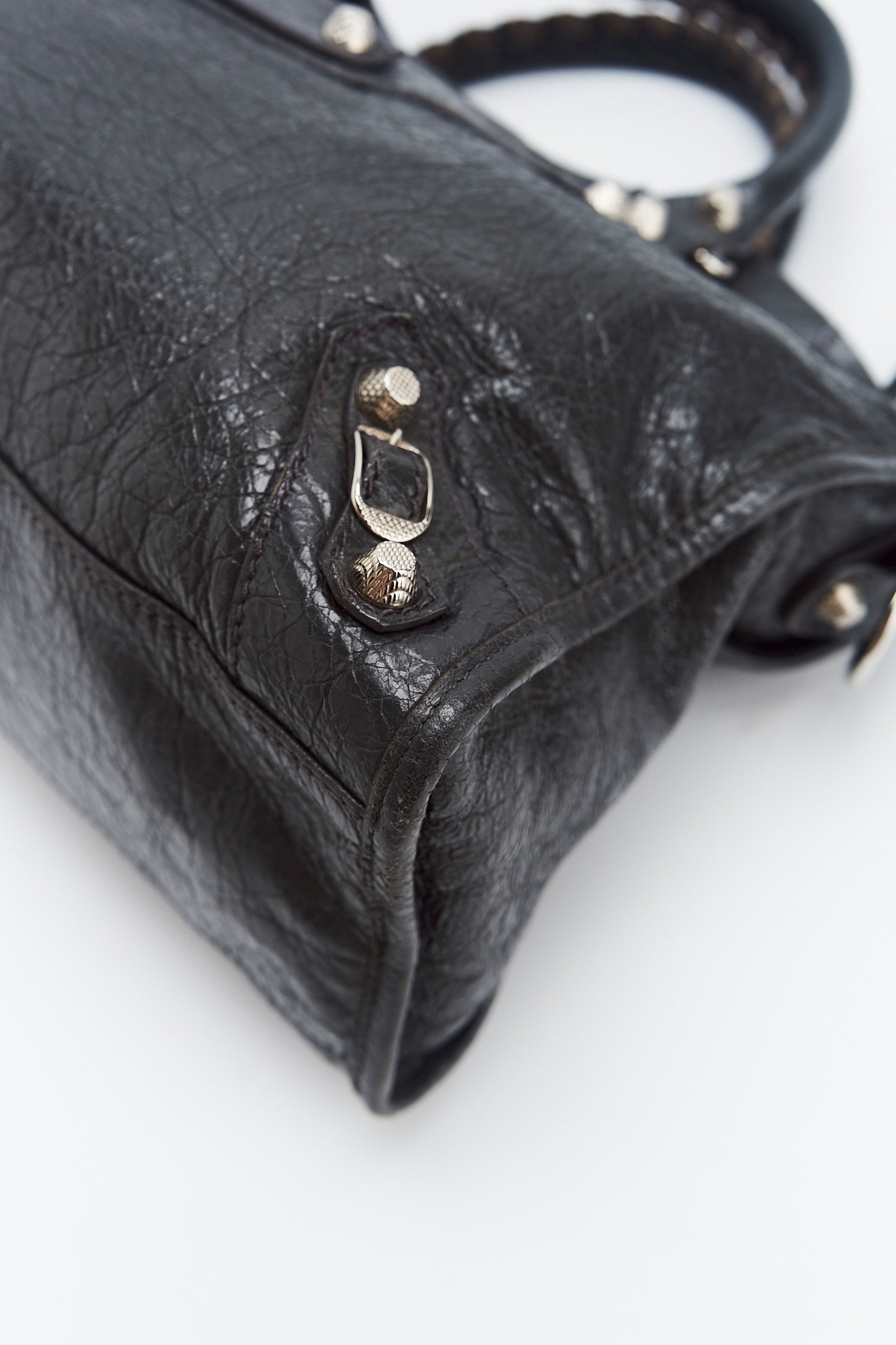 Balenciaga city bag dark gray