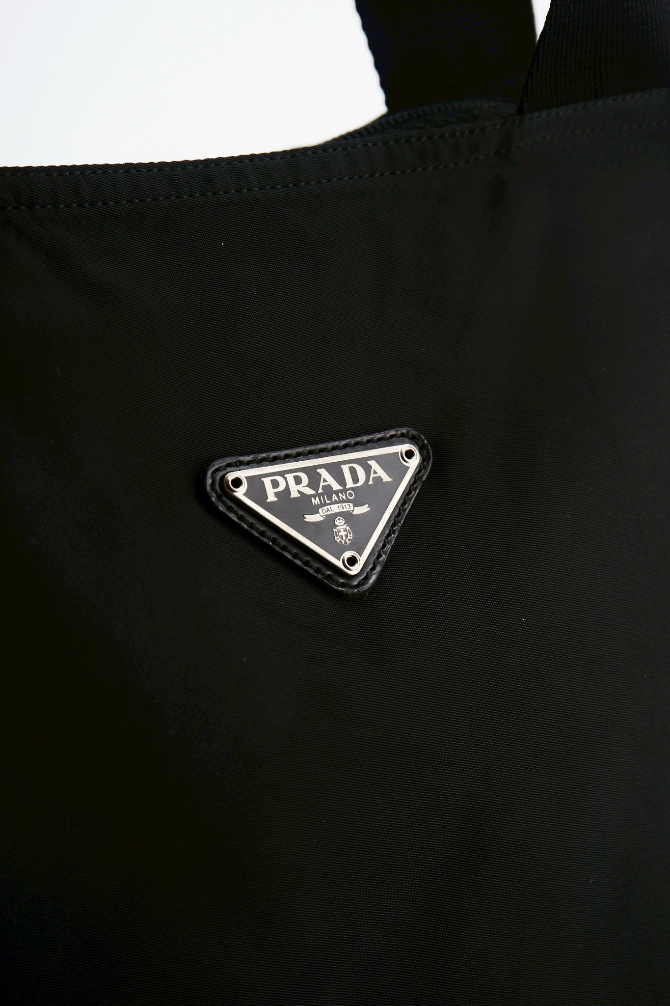 Prada nylon tote bag