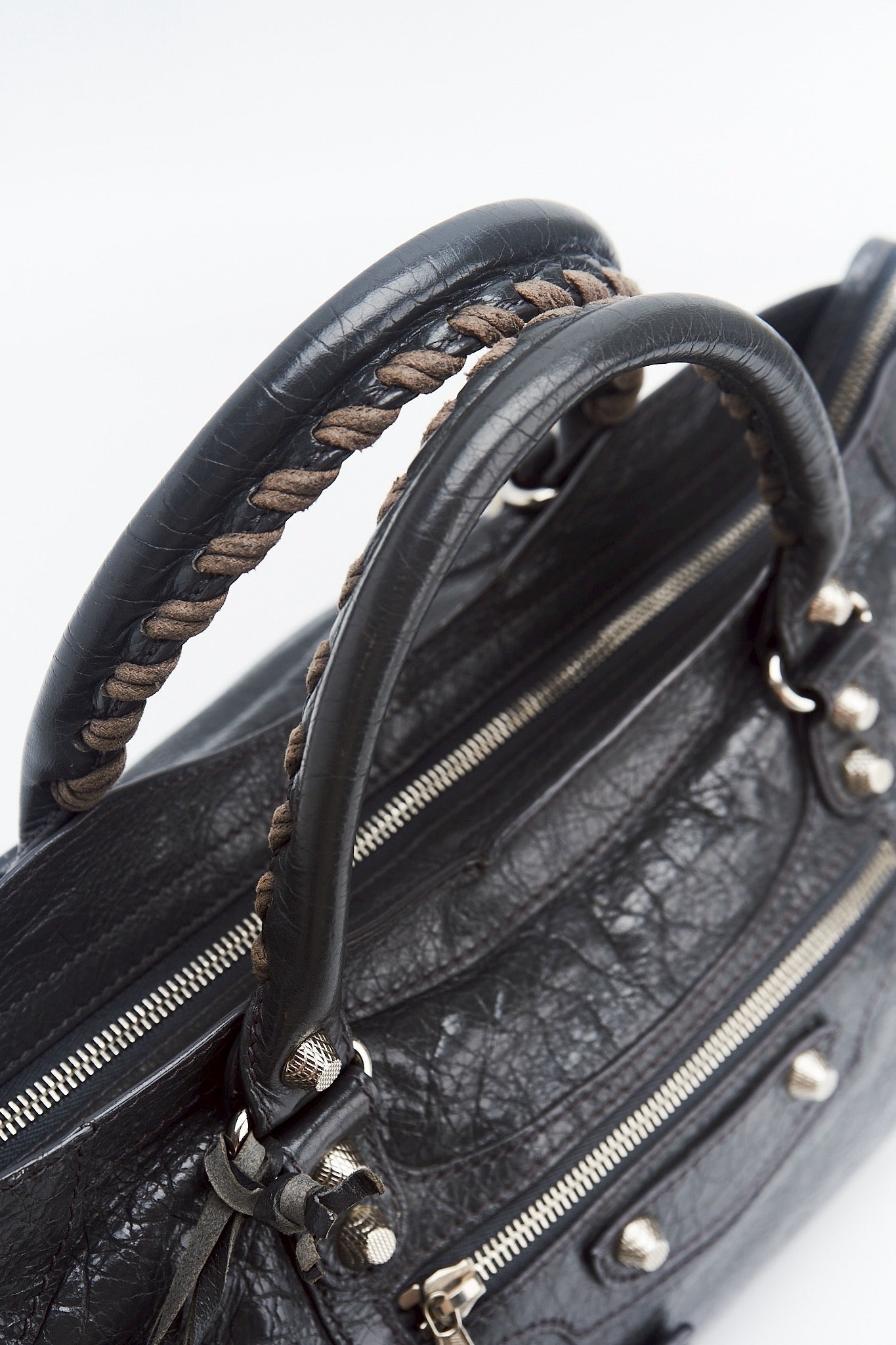 Balenciaga city bag dark gray