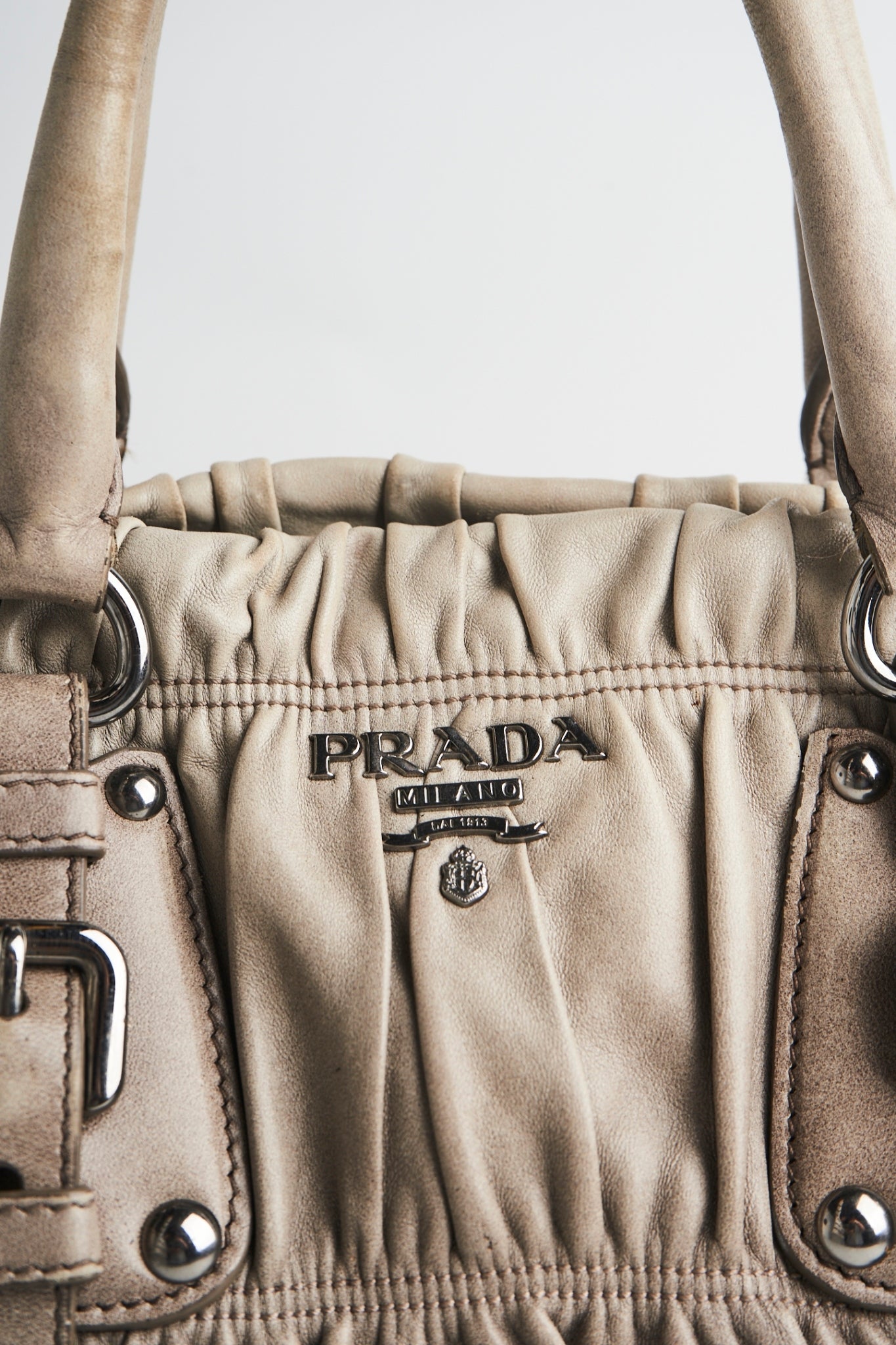 Prada Ombre Gaufre leather