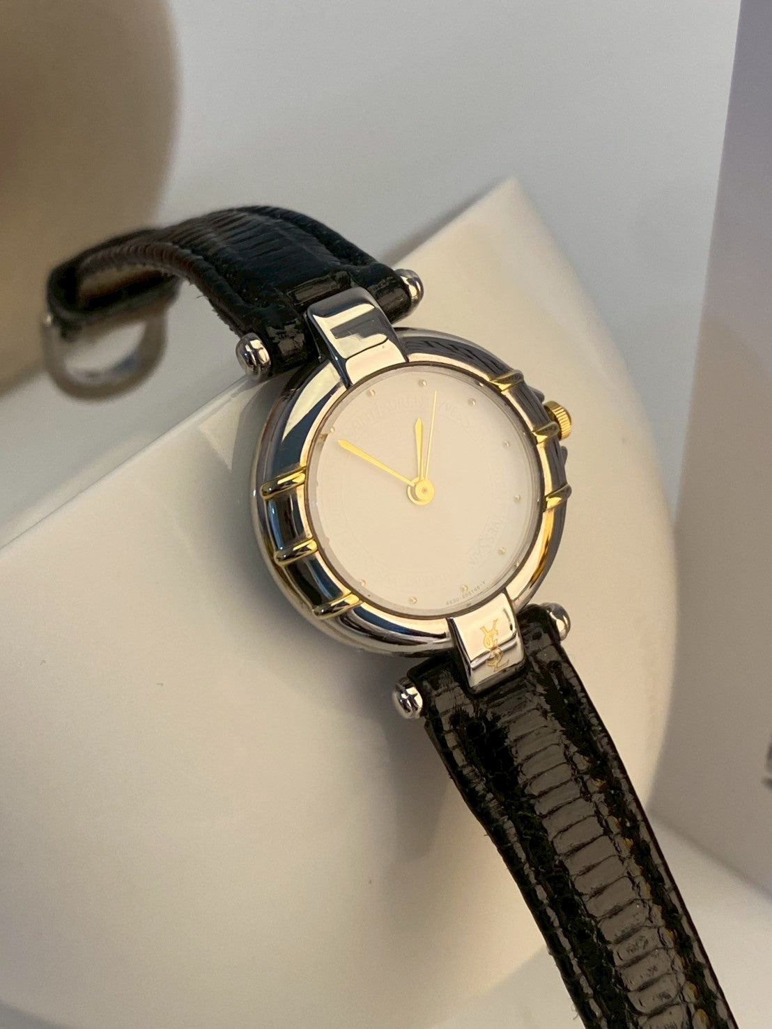 Ysl white dial c.0201