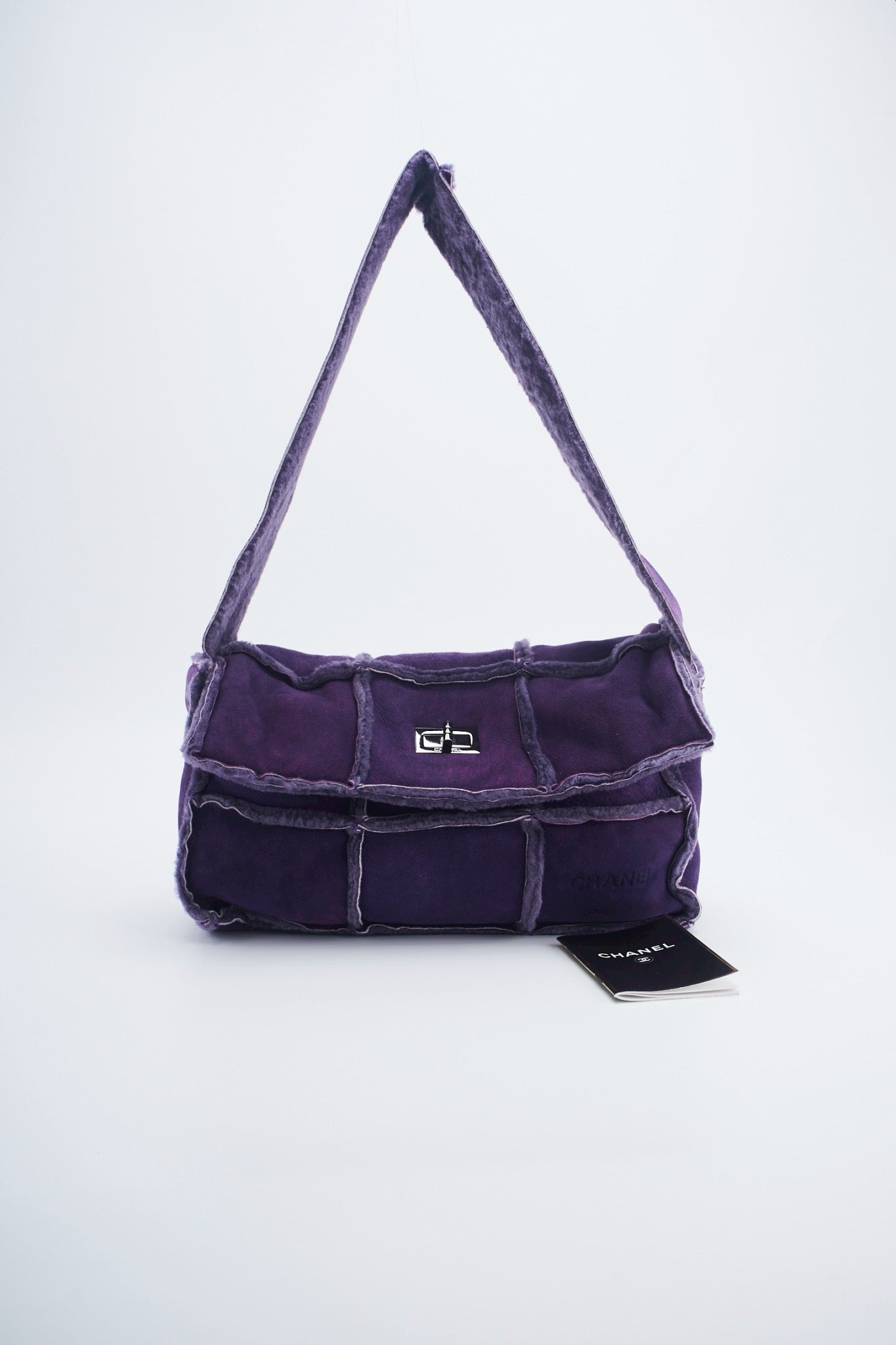 Chanel Mouton shearling suede