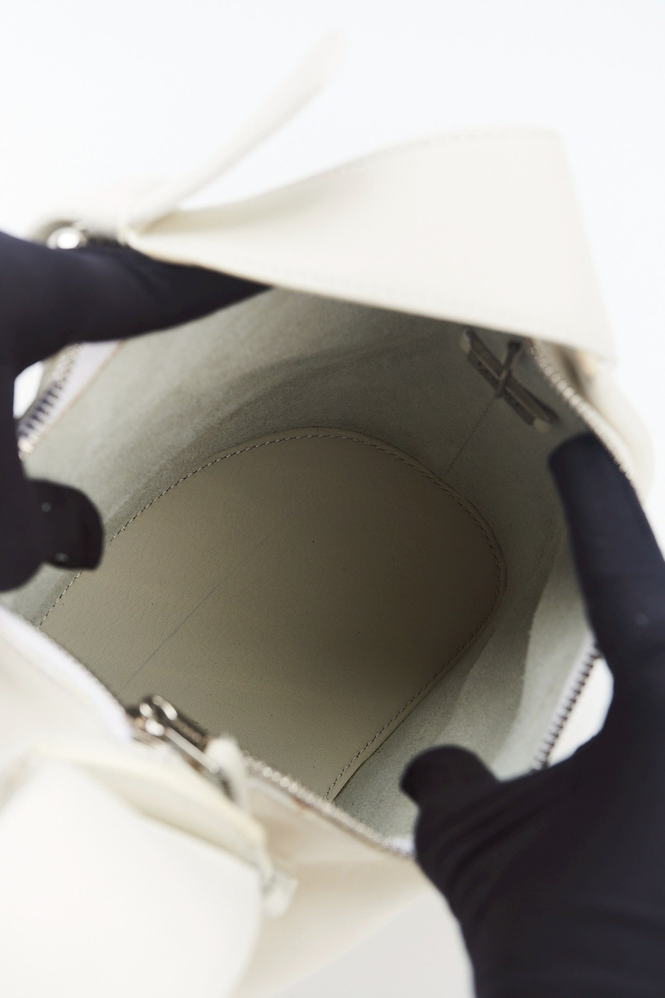 Loewe shoulder bag white color