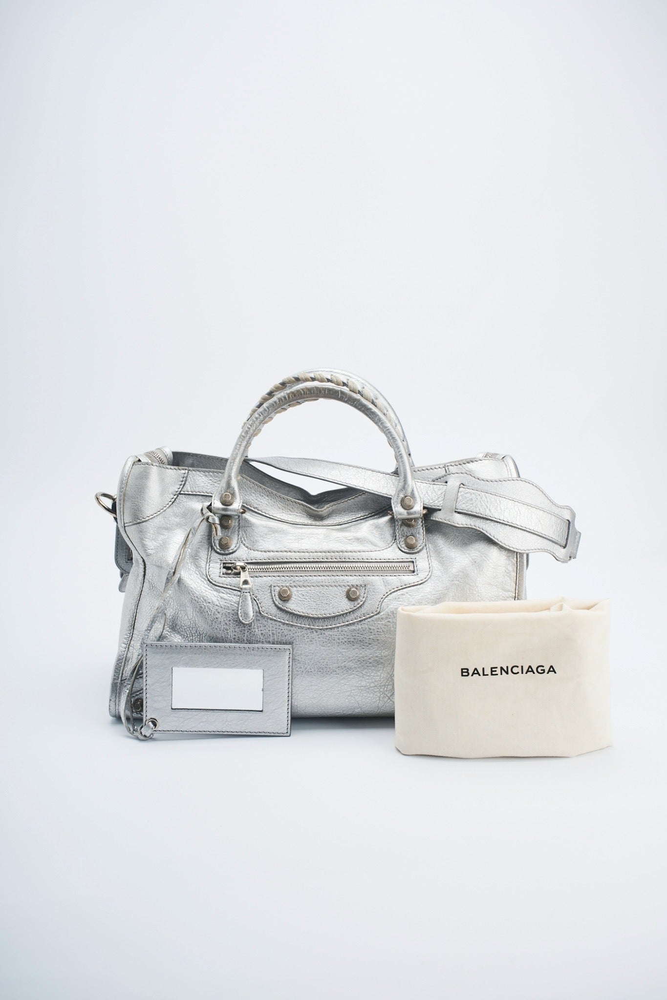 Balenciaga giant city silver