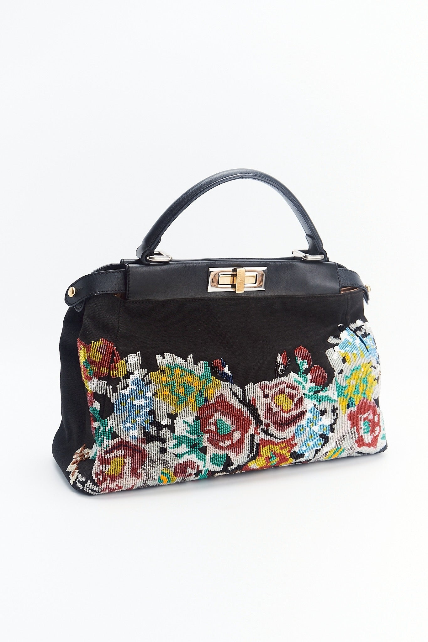 Fendi peekaboo beaded floral