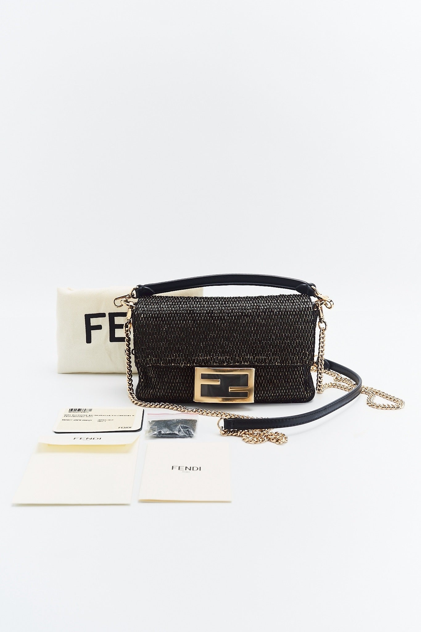 Fendi mini baguette bag