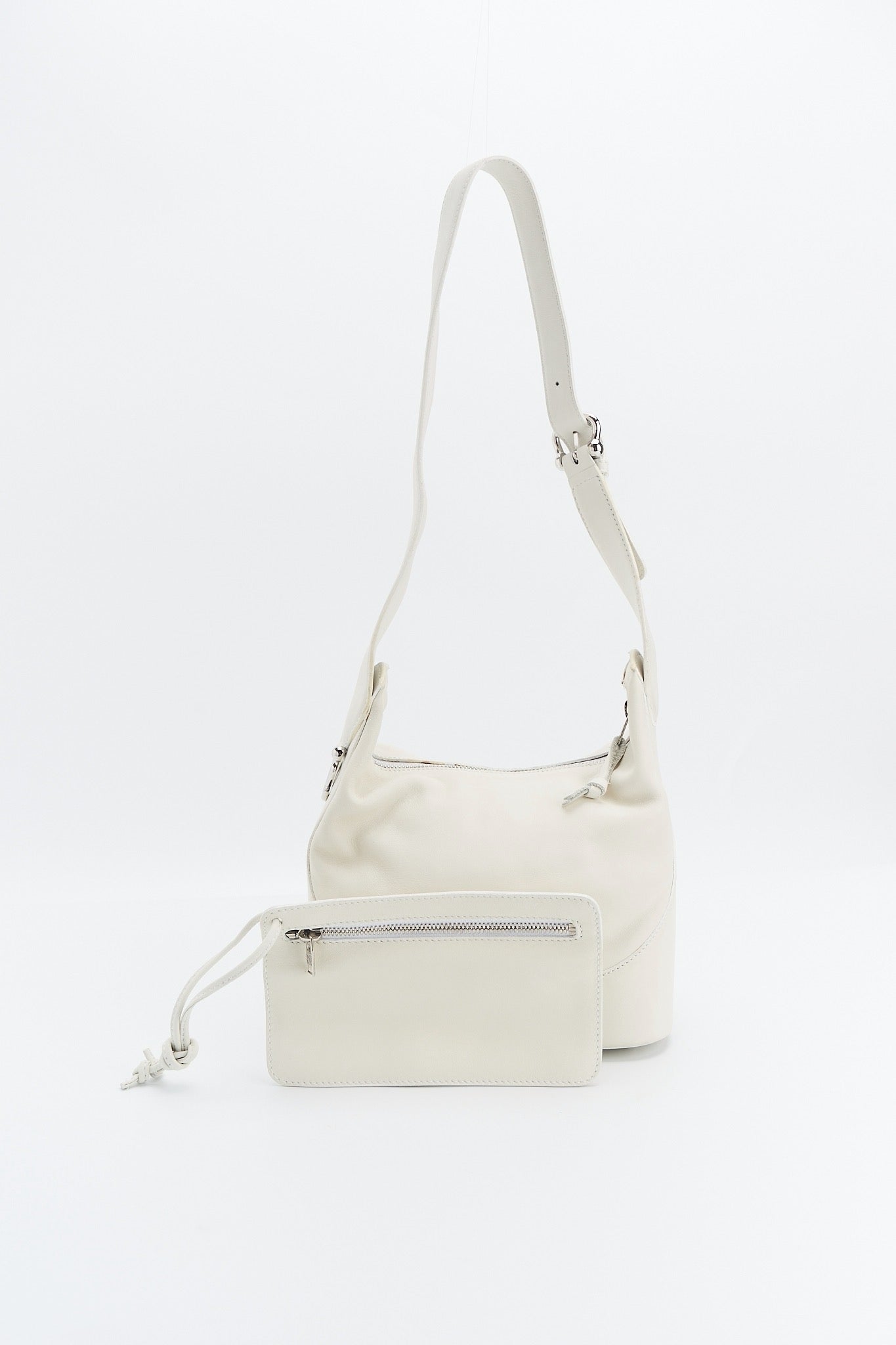 Loewe shoulder bag white color