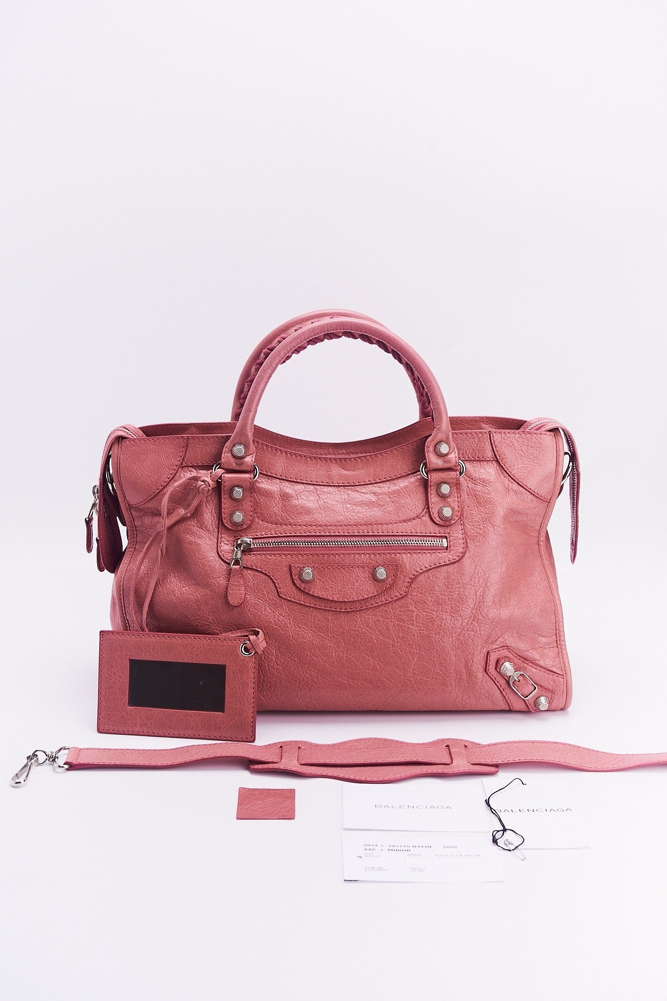 Balenciaga city bag pink