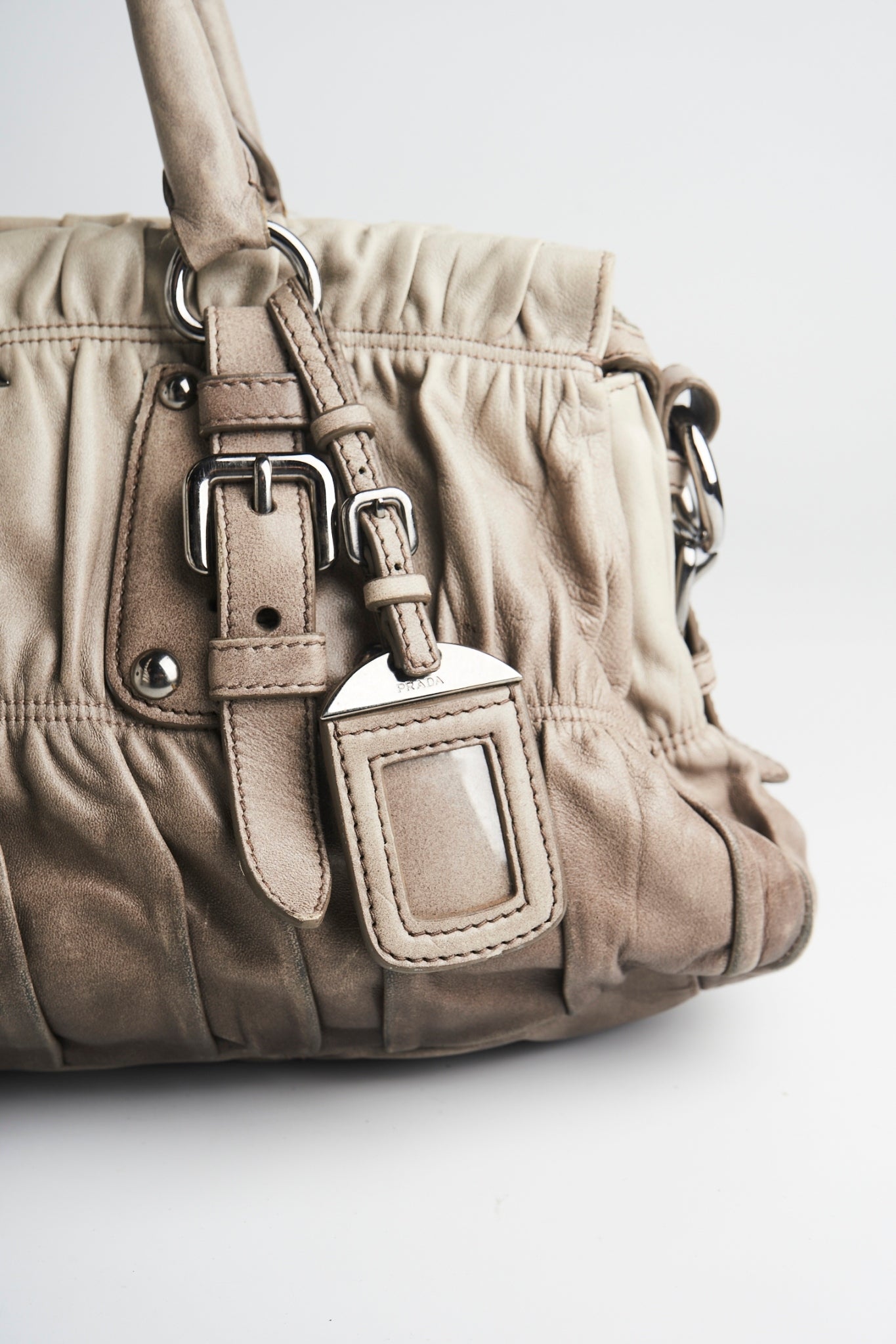 Prada Ombre Gaufre leather