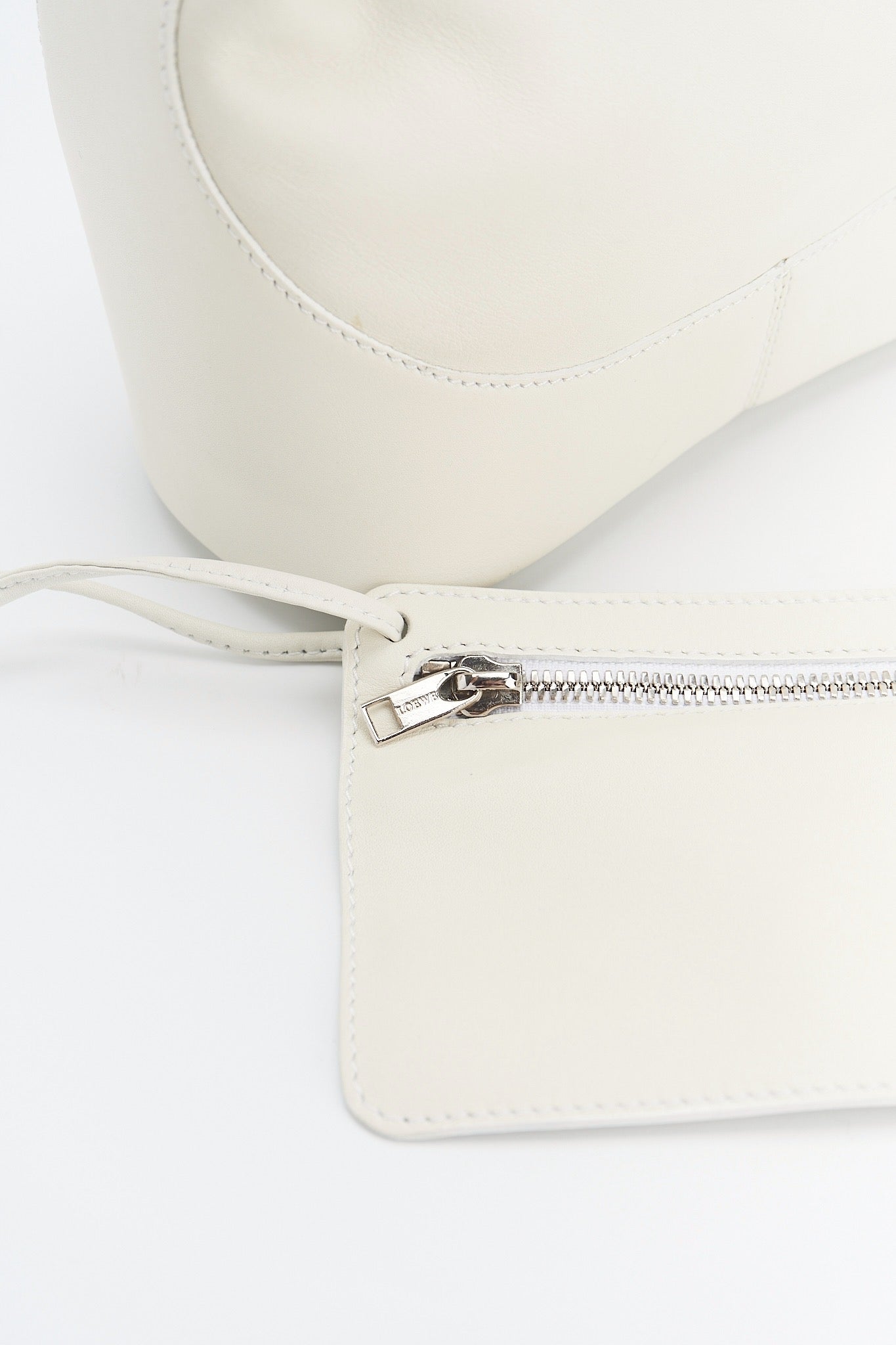 Loewe shoulder bag white color