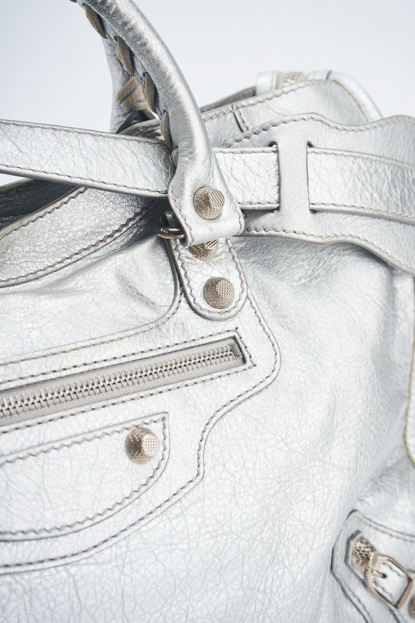 Balenciaga giant city silver