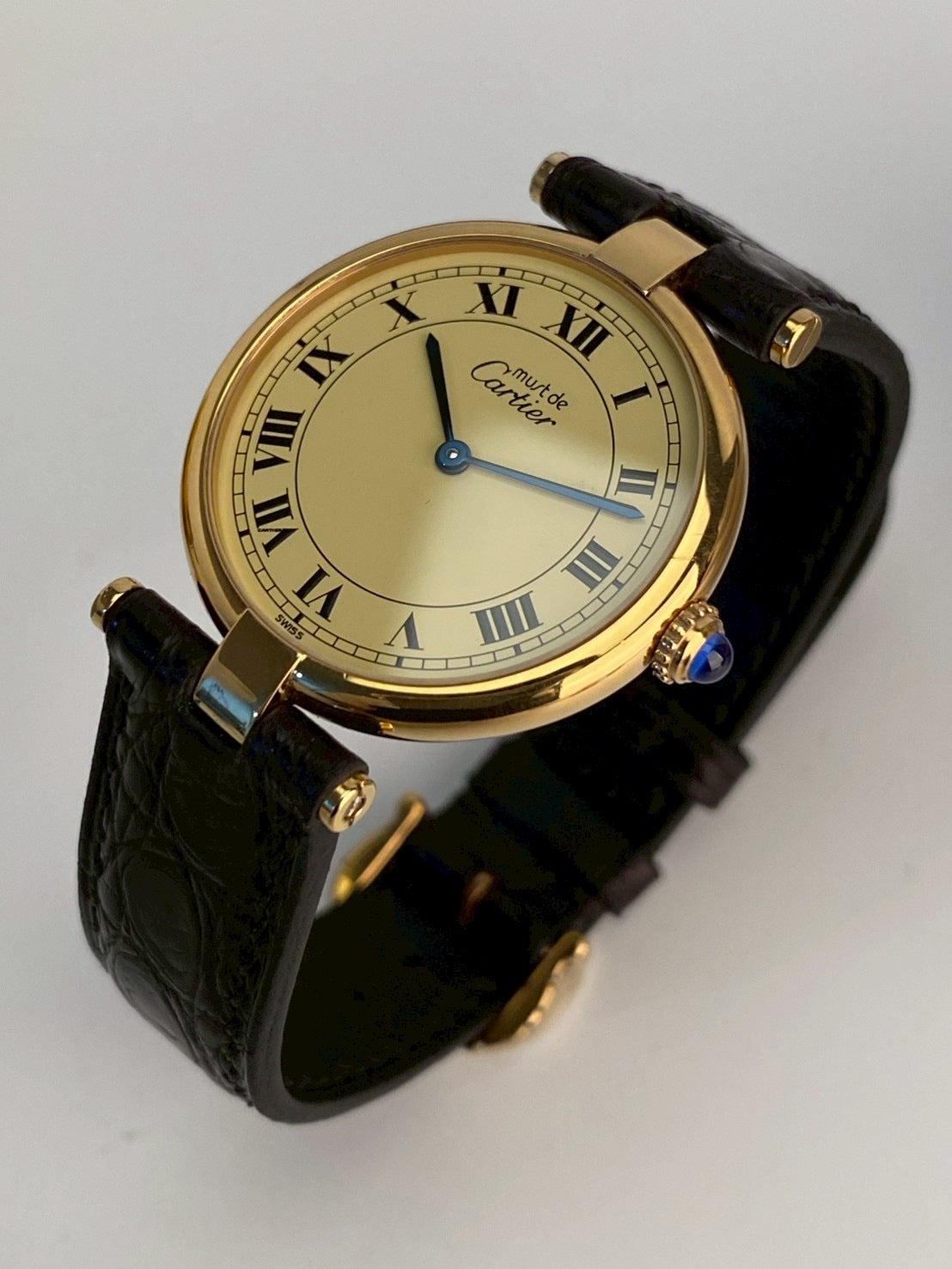 Cartier cilcle cream dial c.0003