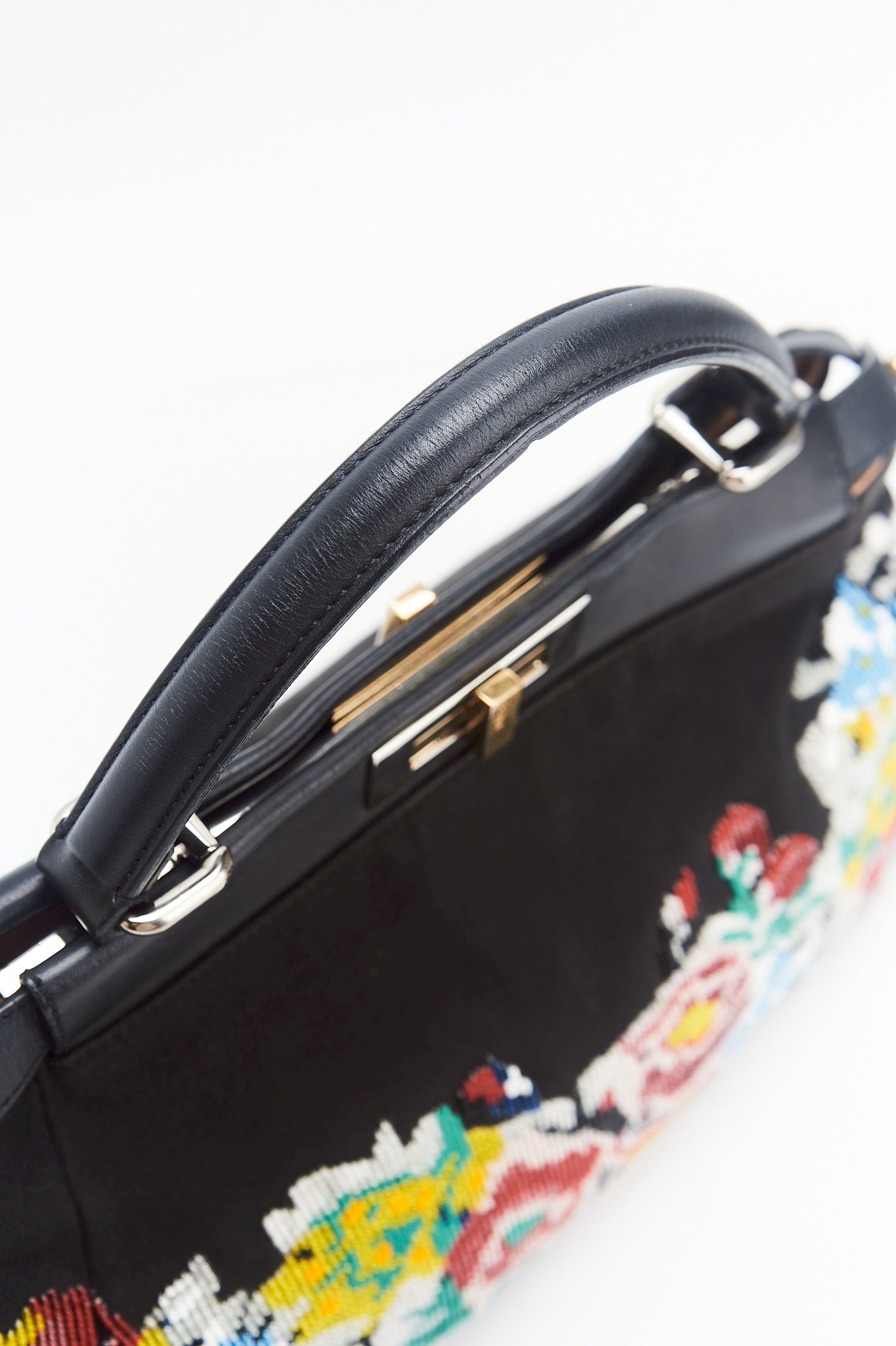 Fendi peekaboo beaded floral