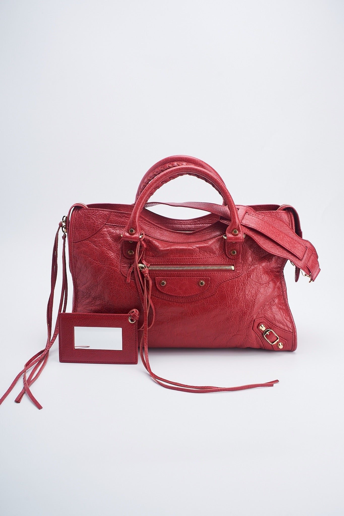 Balenciaga city red