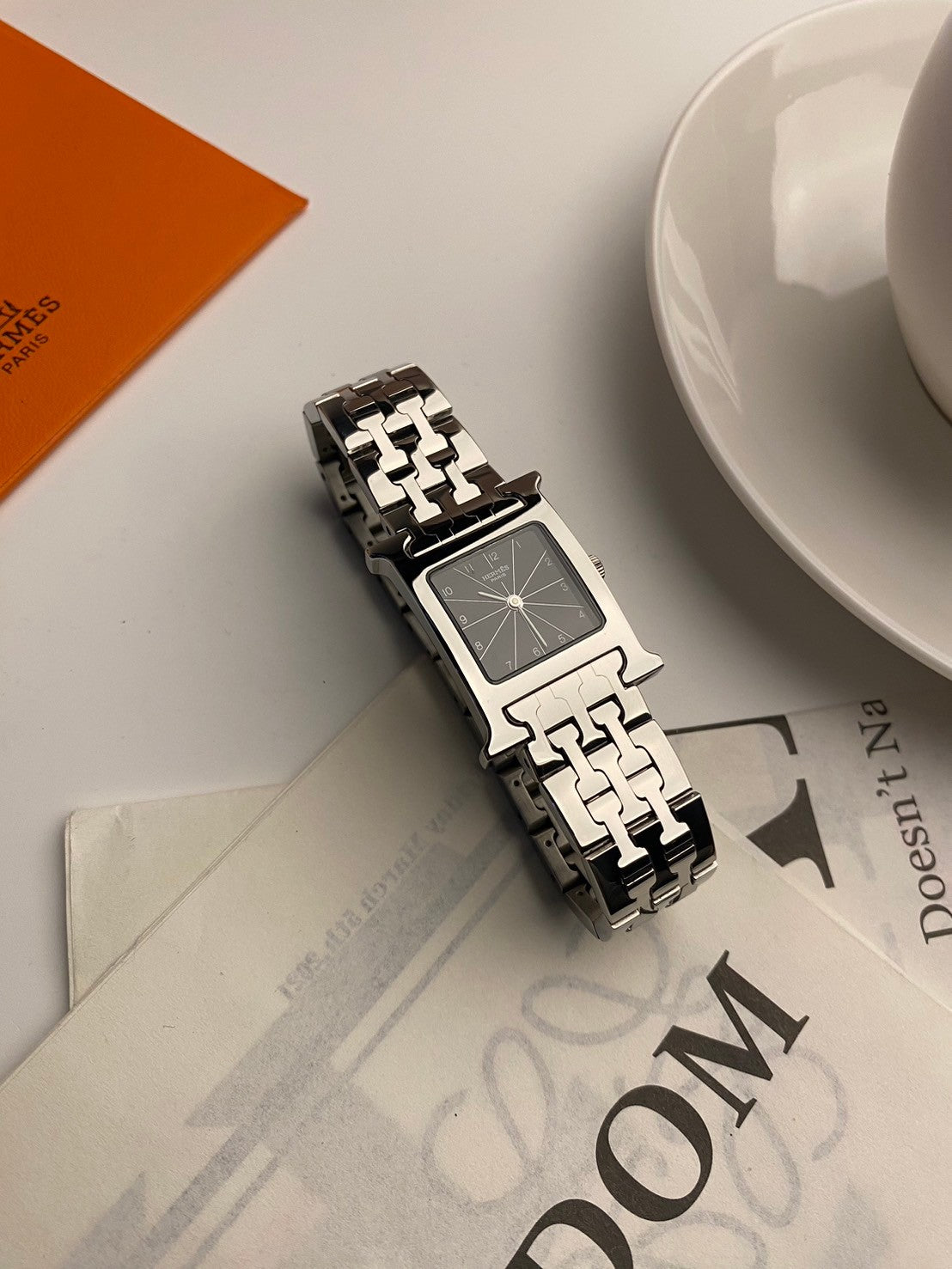 Hermes black dial c.6273