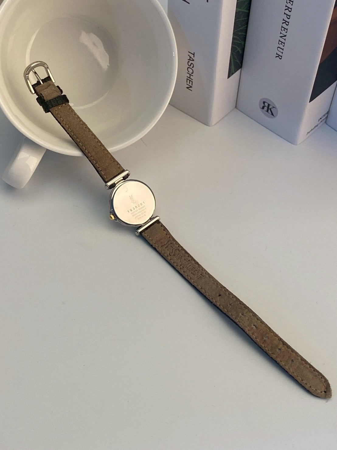 Ysl white dial c.0201