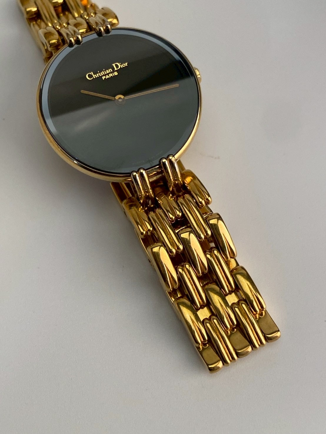 Dior 46-154-4 black dial gold
