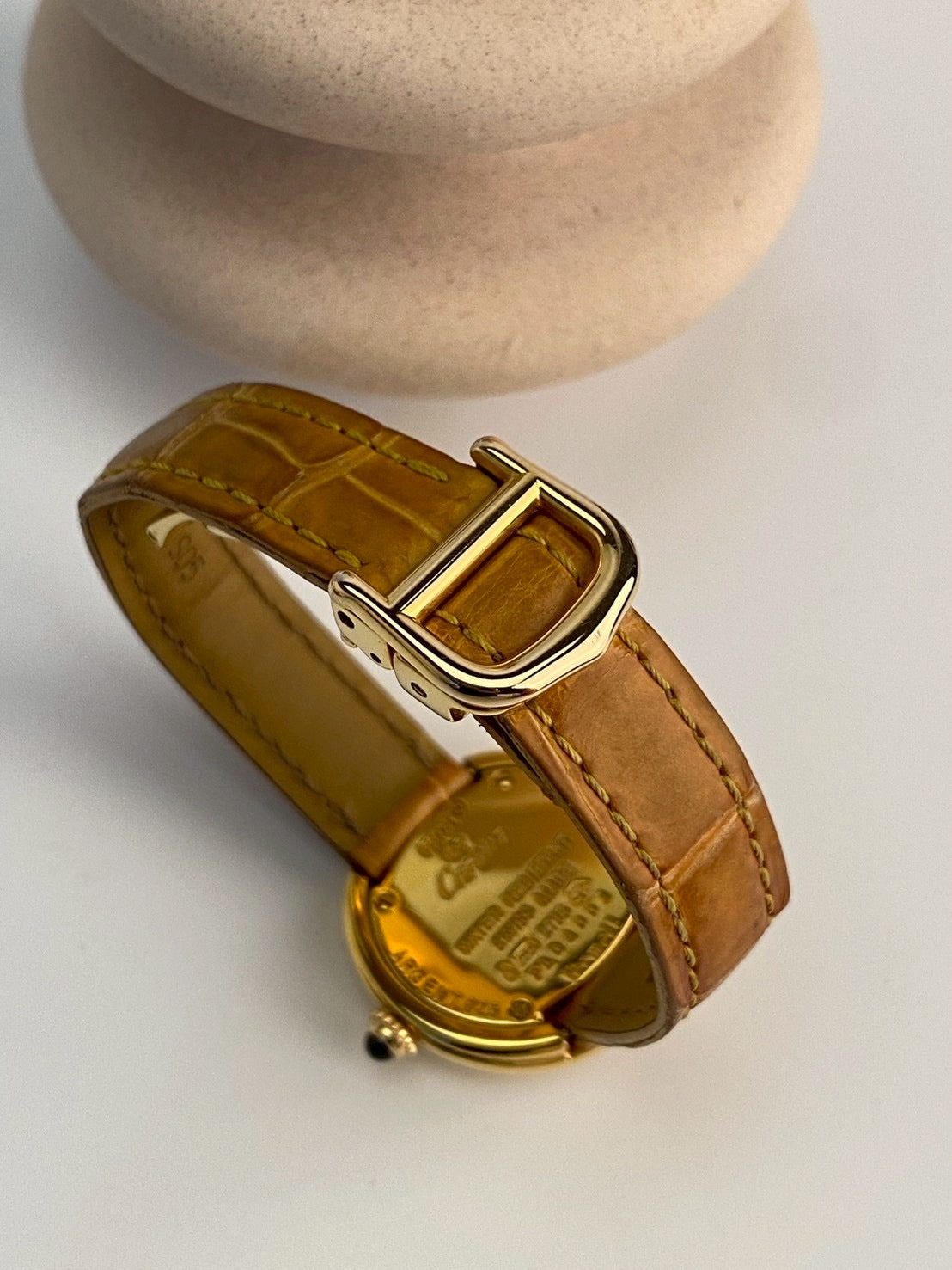Cartier trinity ring white dial c.4004
