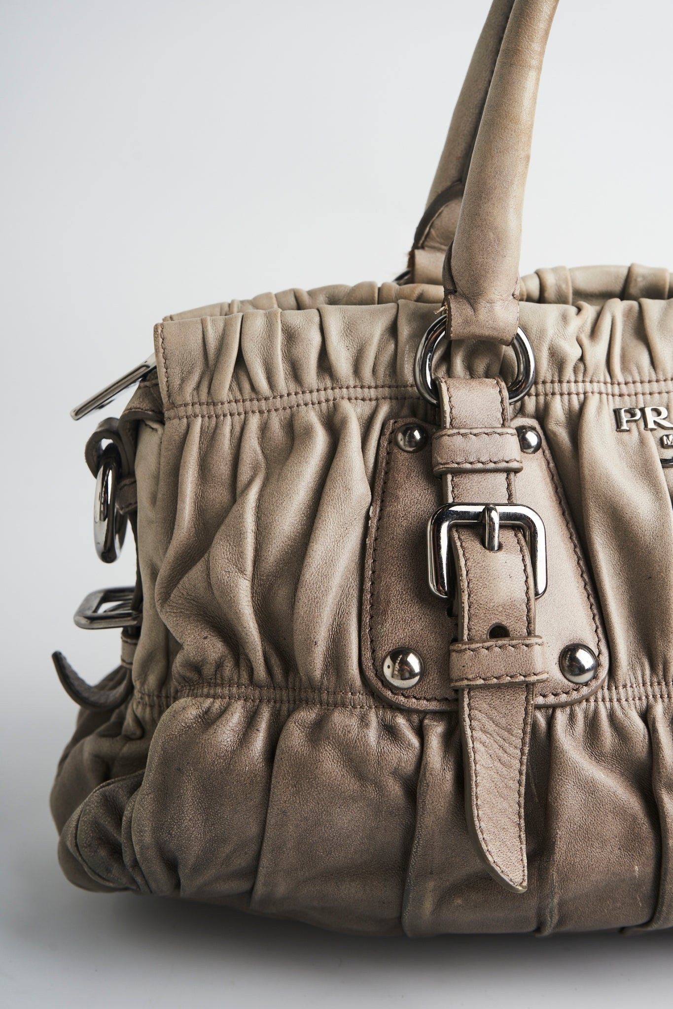 Prada Ombre Gaufre leather