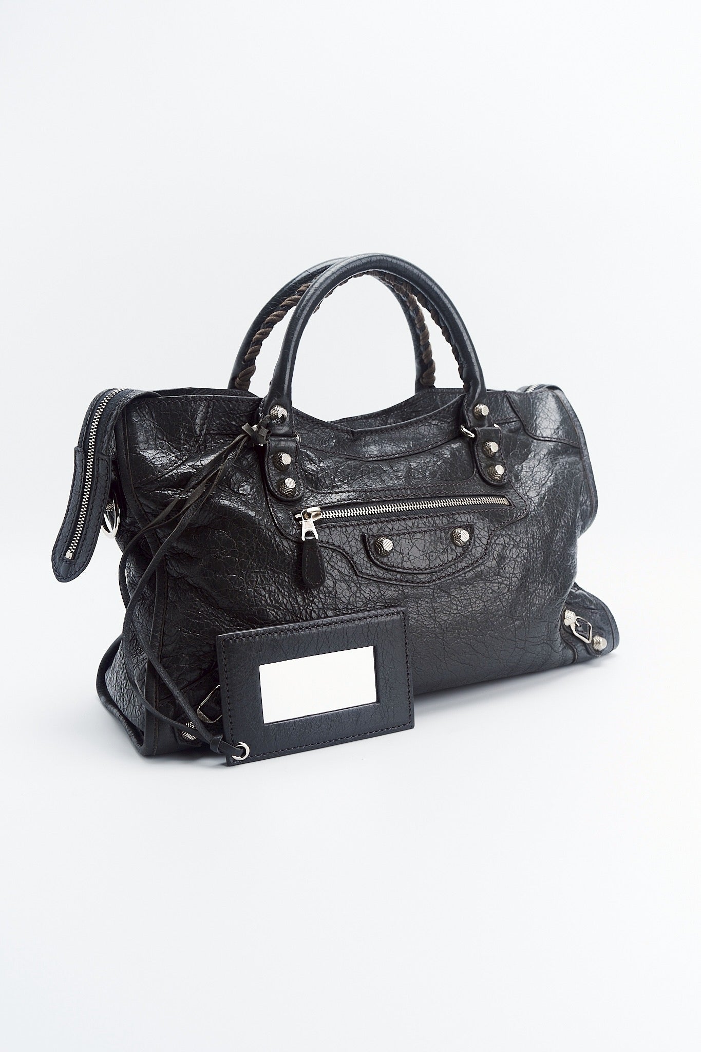 Balenciaga city bag dark gray