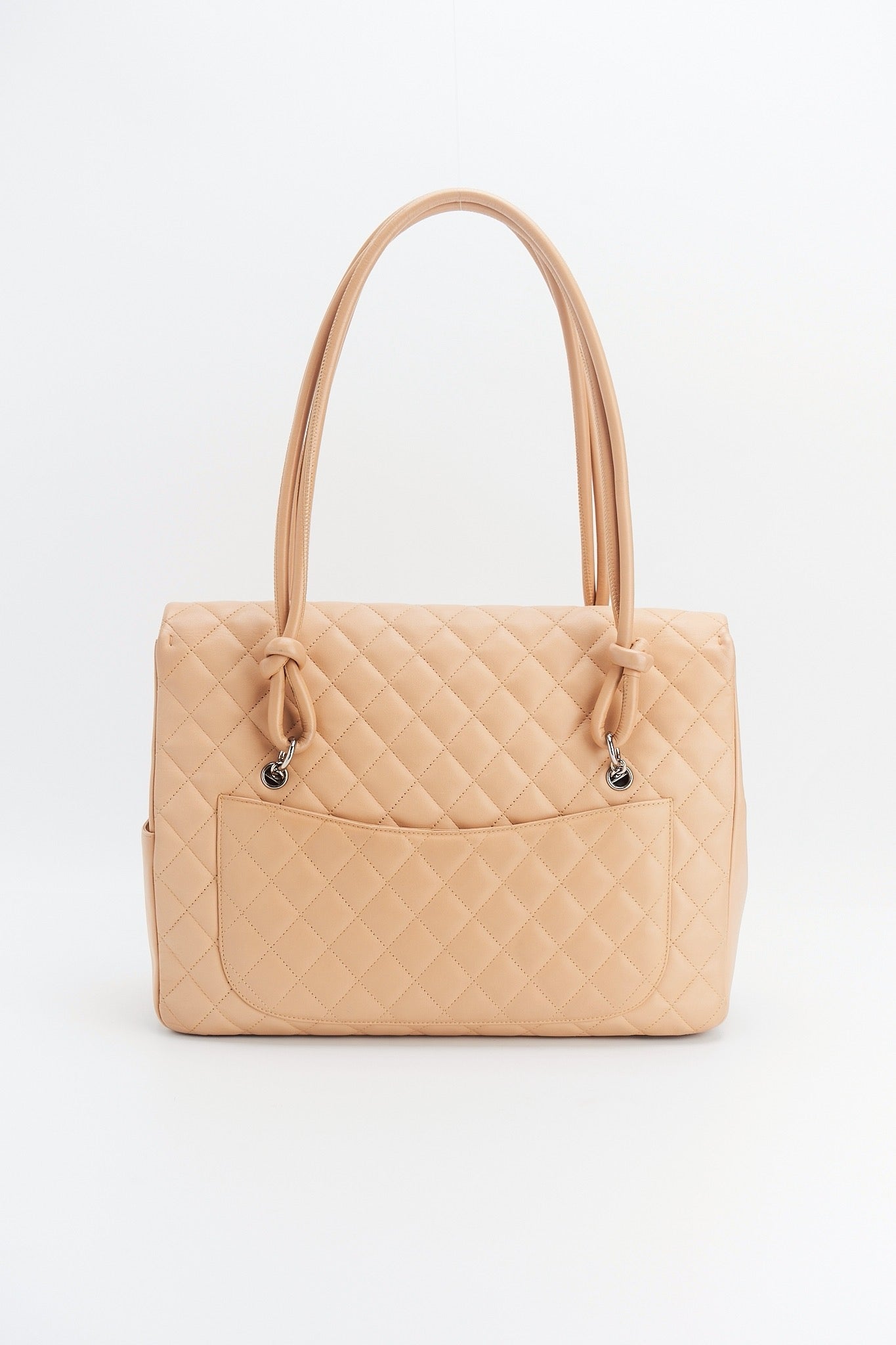 Chanel flab maxi clafskin leather