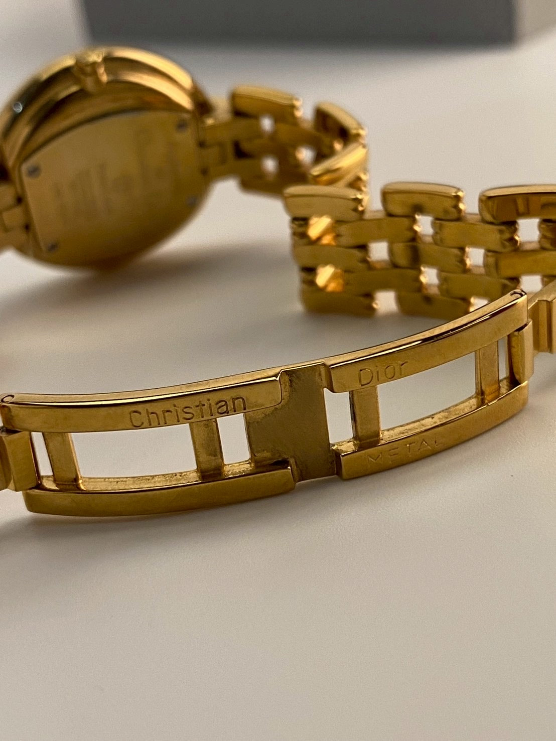 Dior 46-154-4 black dial gold