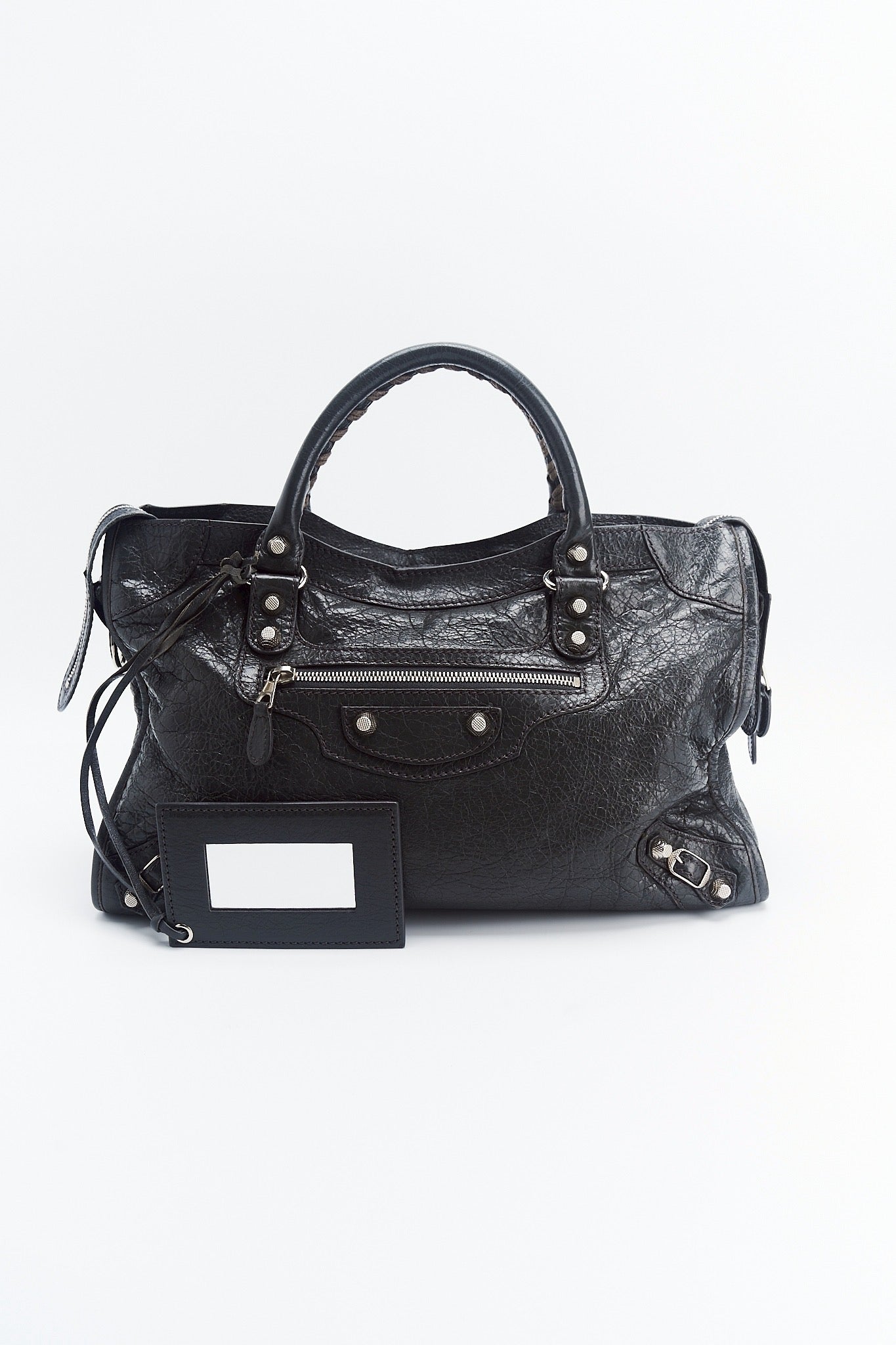 Balenciaga city bag dark gray