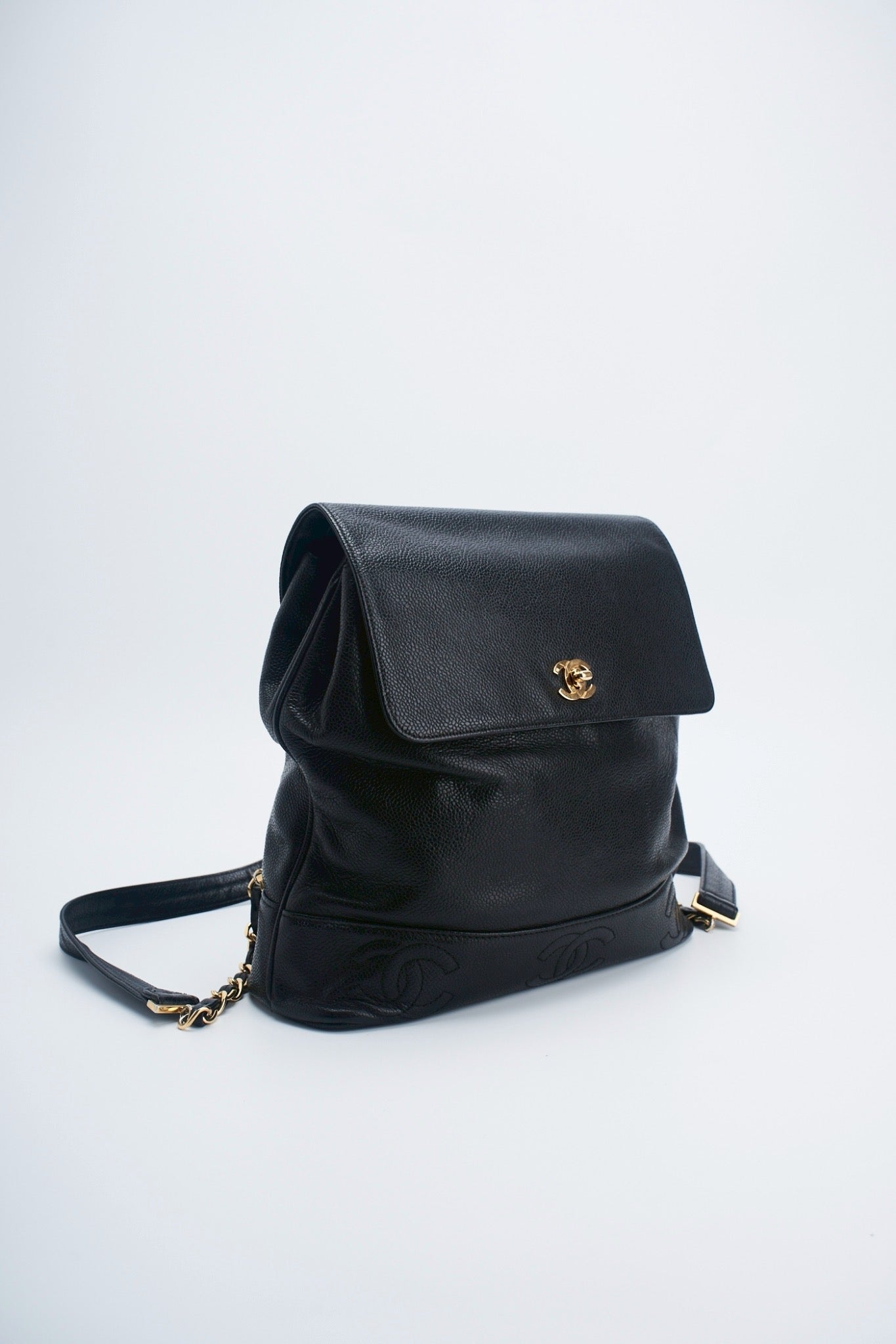 Chanel caviar backpack