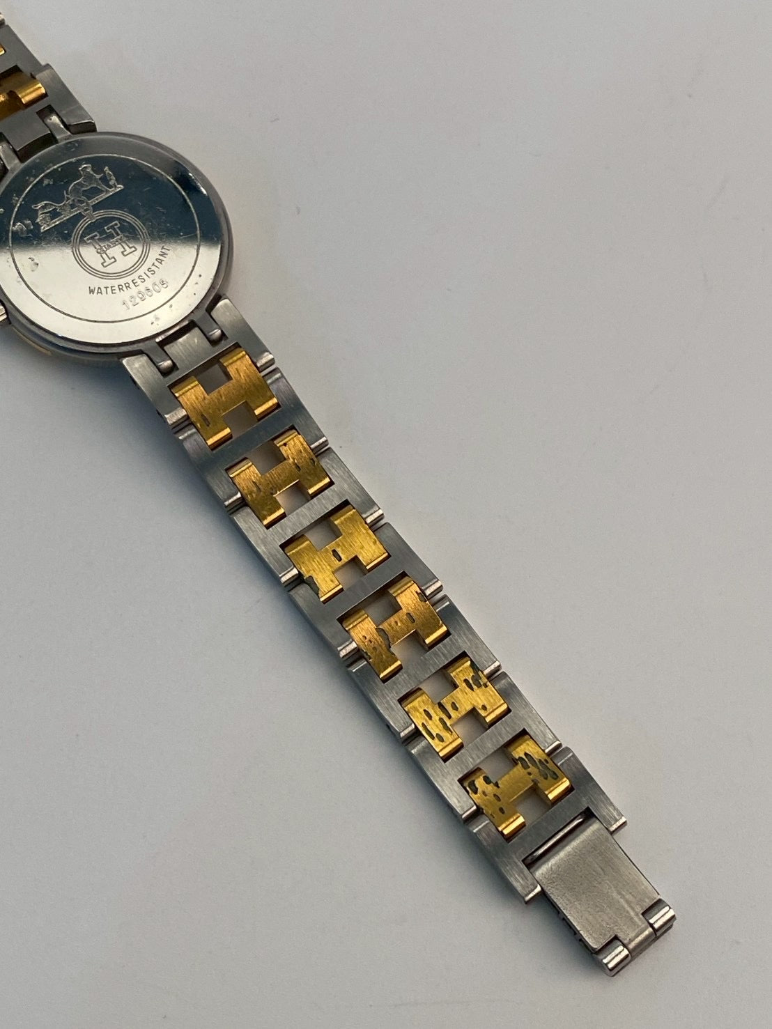 Hermes twotone white dial c.9608