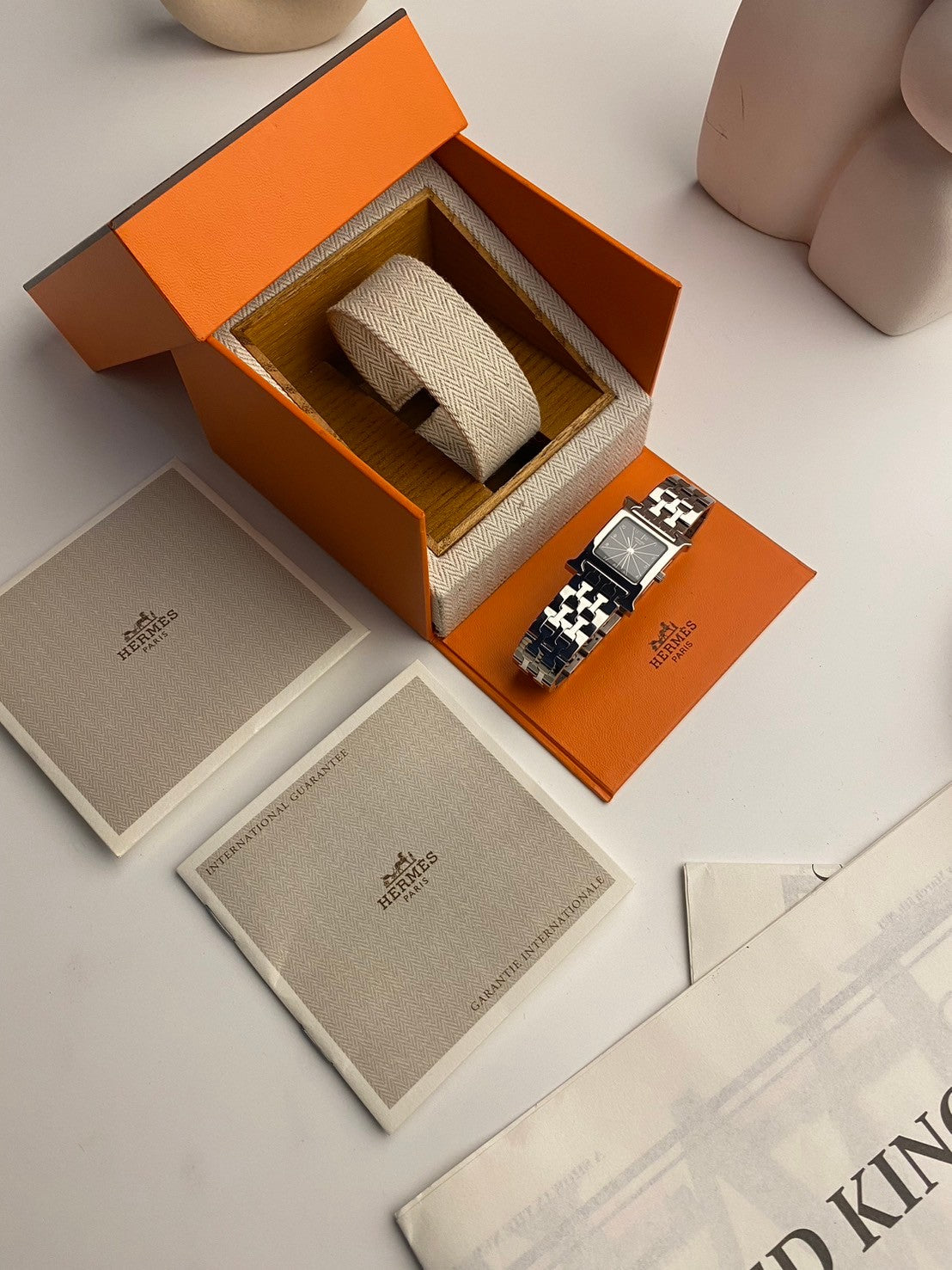 Hermes black dial c.6273