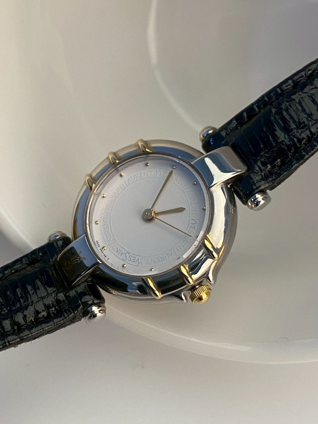 Ysl white dial c.0201