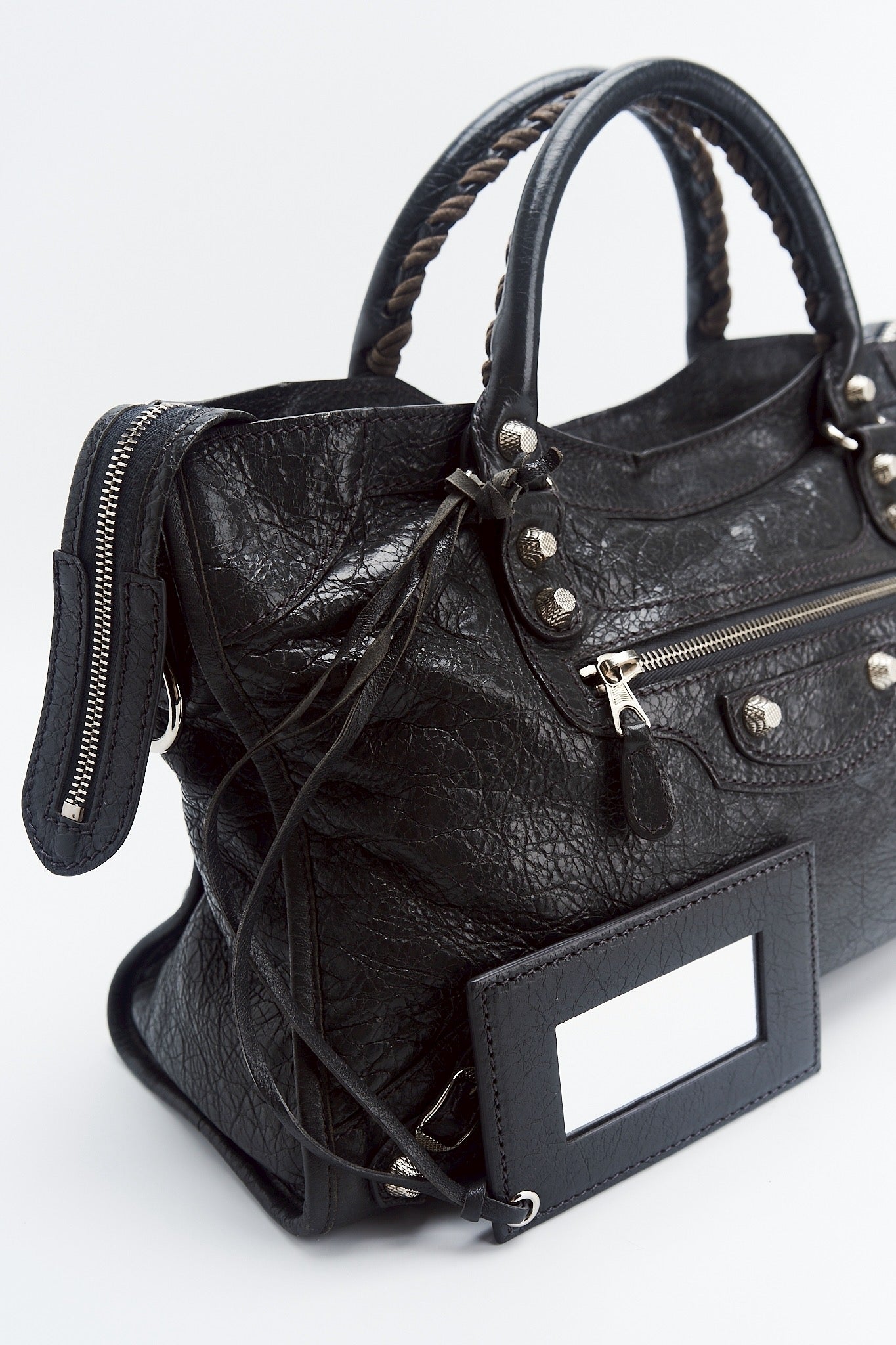 Balenciaga city bag dark gray
