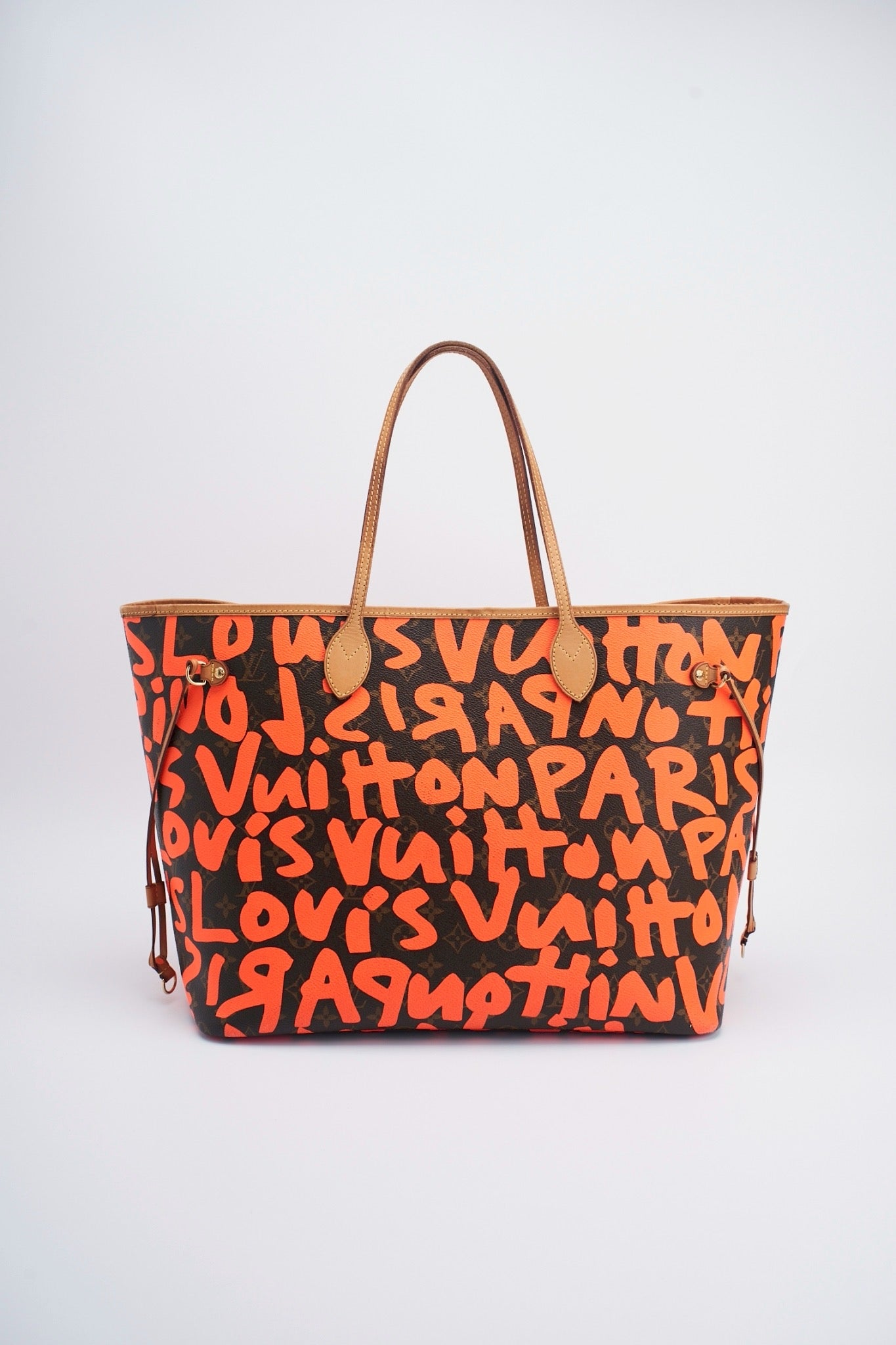 Lv graffiti neverfull orange gm