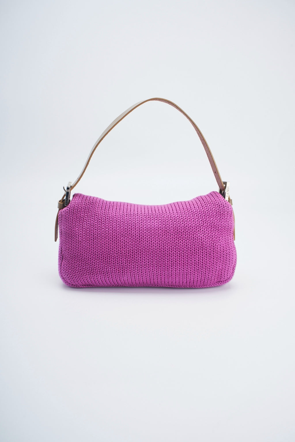 Fendi baguette knit bag