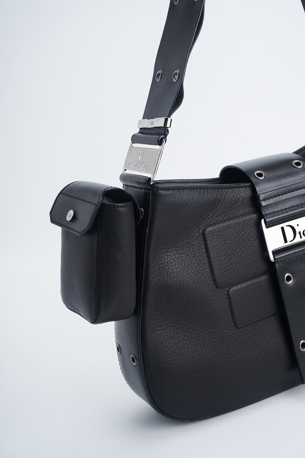 Dior street-chic shoulder